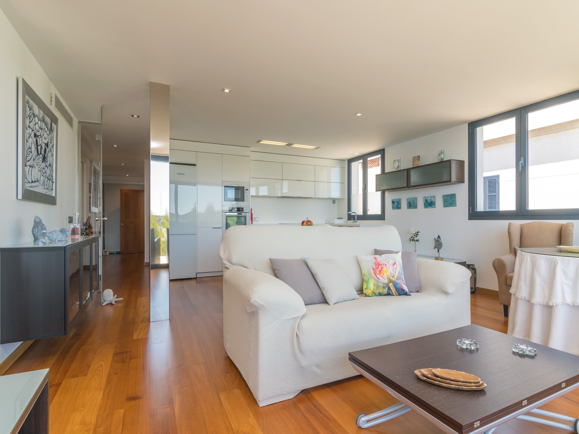 Appartement Llevant: Uitzicht op de haven van Portocolom - foto 28
