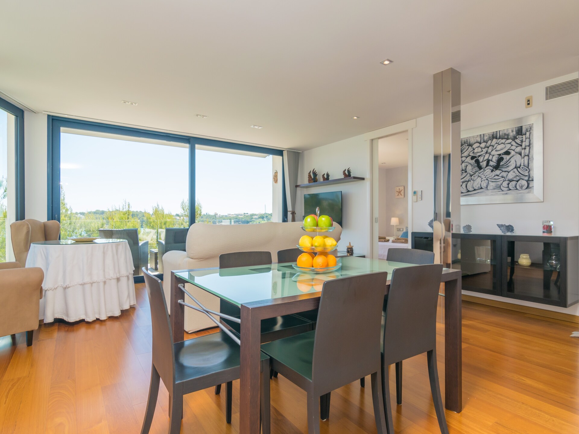 Appartement Llevant: Uitzicht op de haven van Portocolom - foto 34