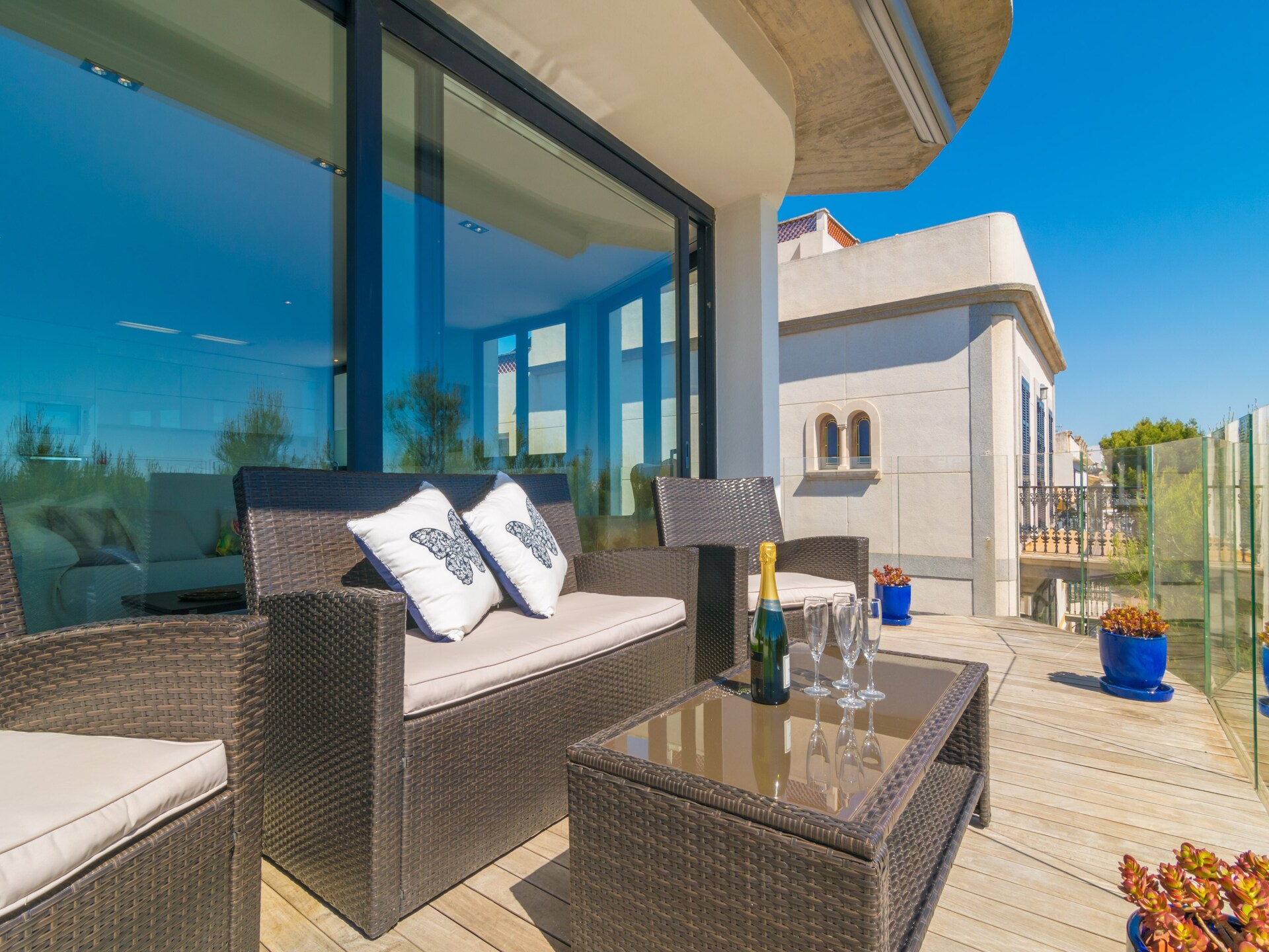 Appartement Llevant: Uitzicht op de haven van Portocolom - foto 172