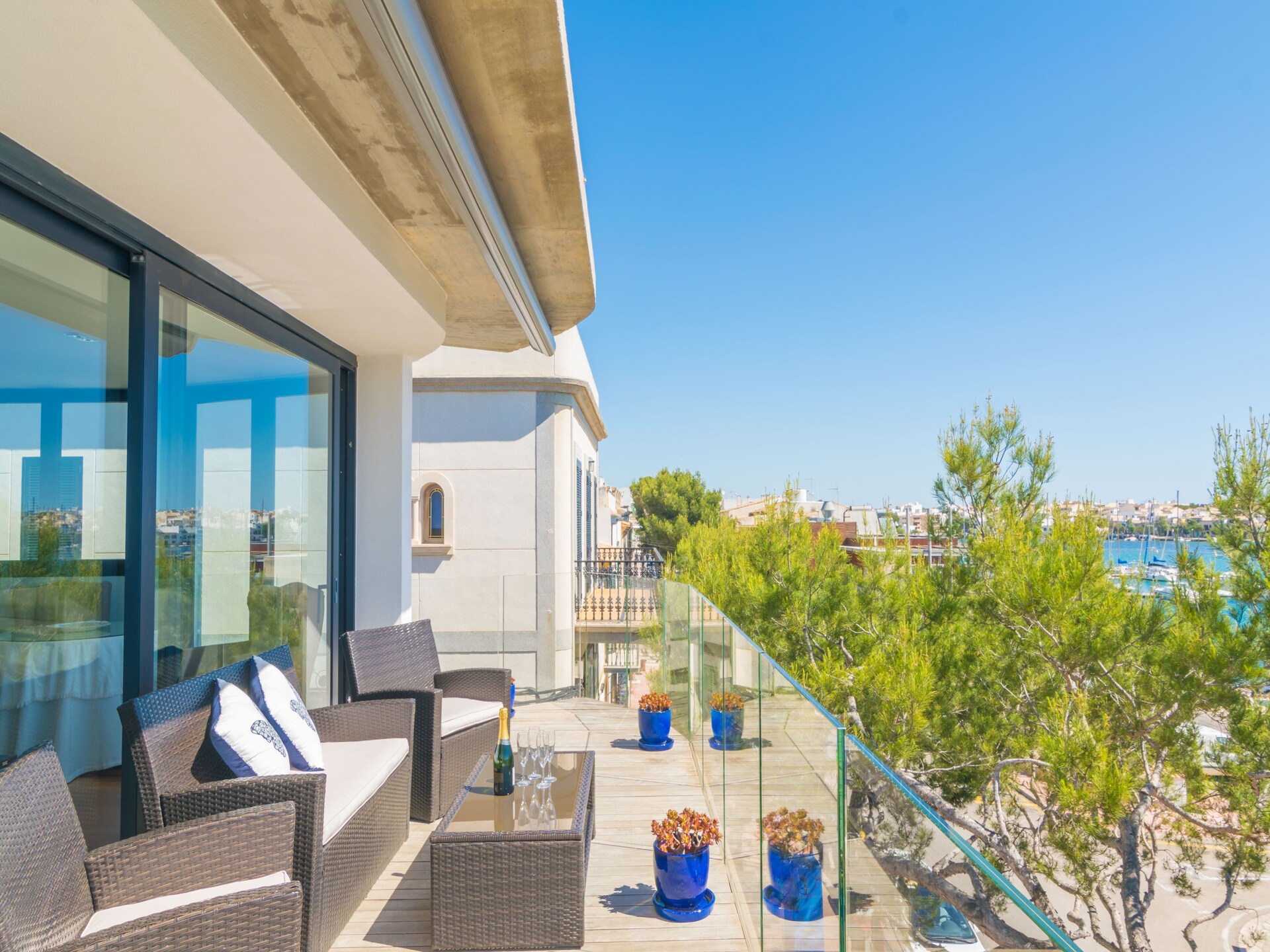 Appartement Llevant: Uitzicht op de haven van Portocolom - foto 195