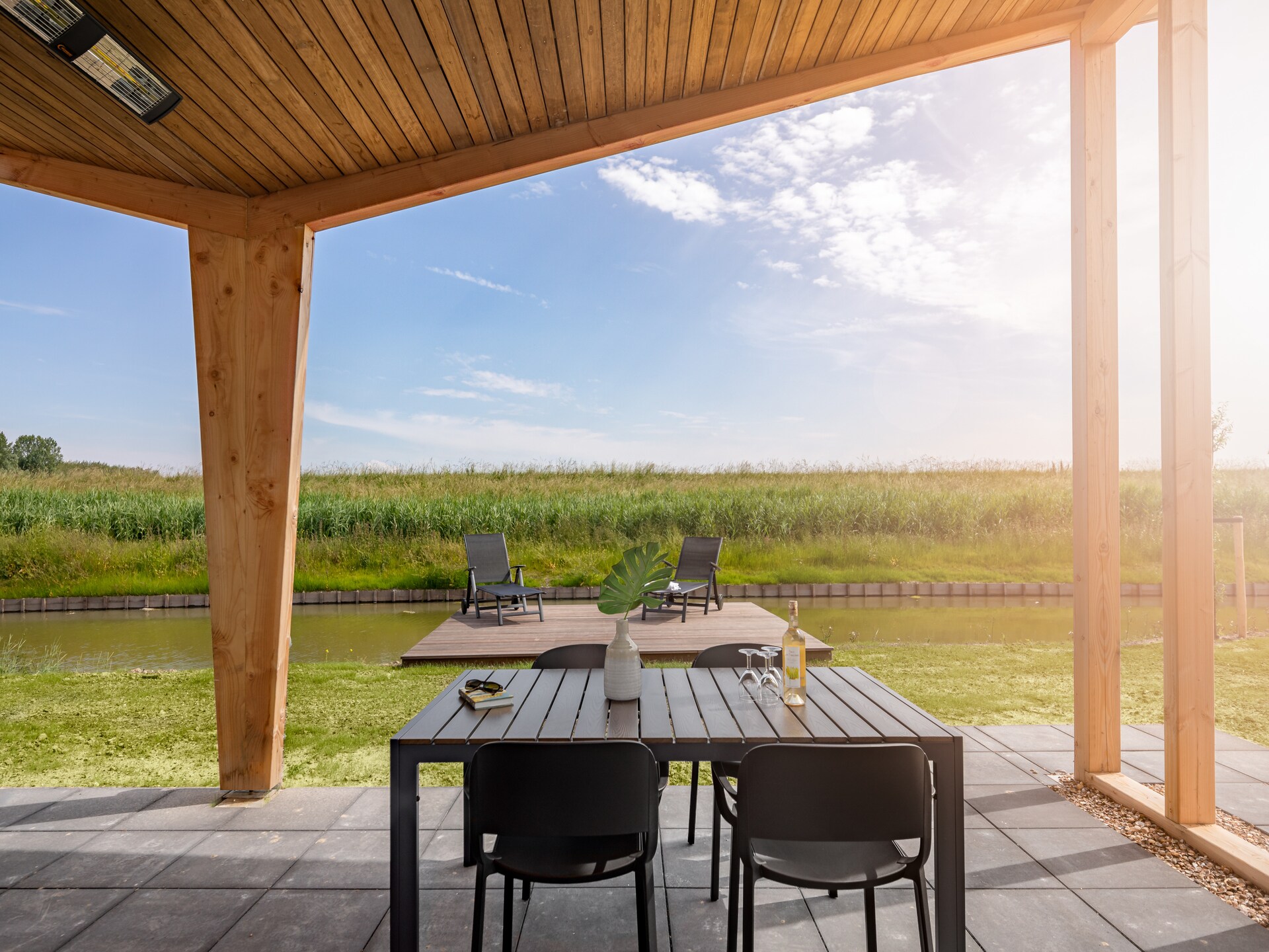 Water Village 2: Luxe vrijstaande bungalow op autovrij eco-park in Kamperland - foto 11