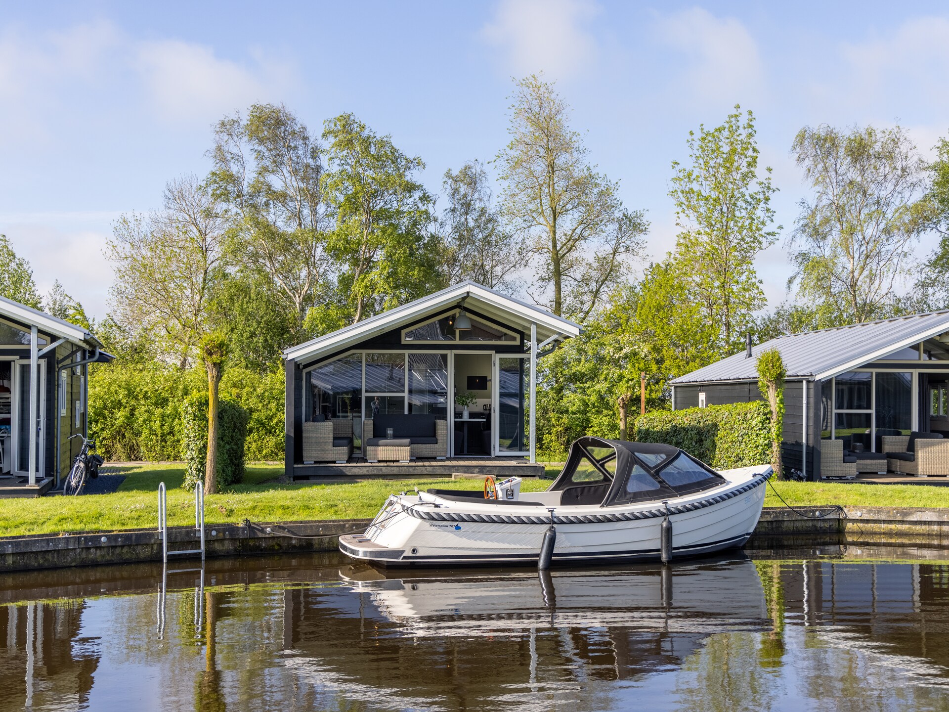 Waterhuisje aan het meer in Friesland voor 4 personen - foto 1