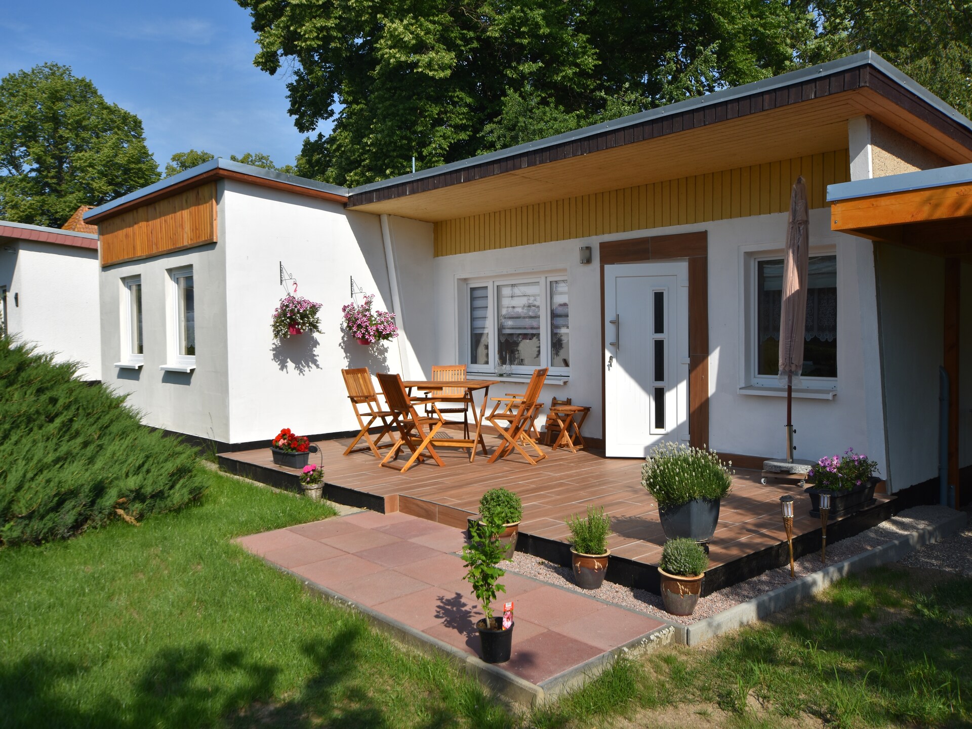 Op 300 m van het strand: bungalow Haus Sonnenbucht in Boiensdorf - foto 1