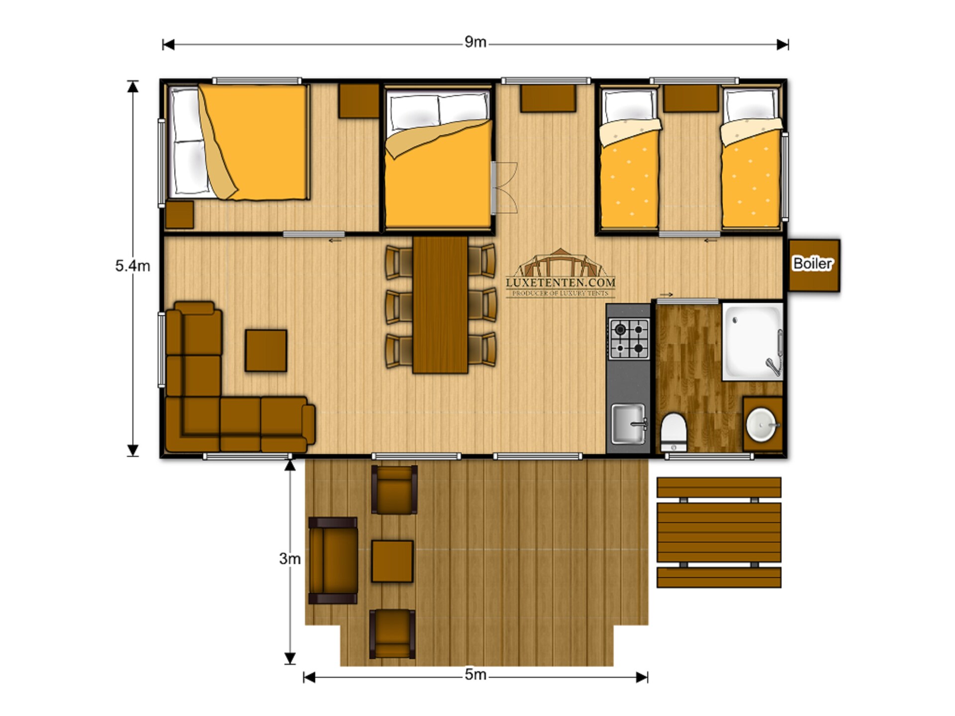 Tentlodge Sandberghe 10: luxe glamping in bosrijk Uden - foto 14