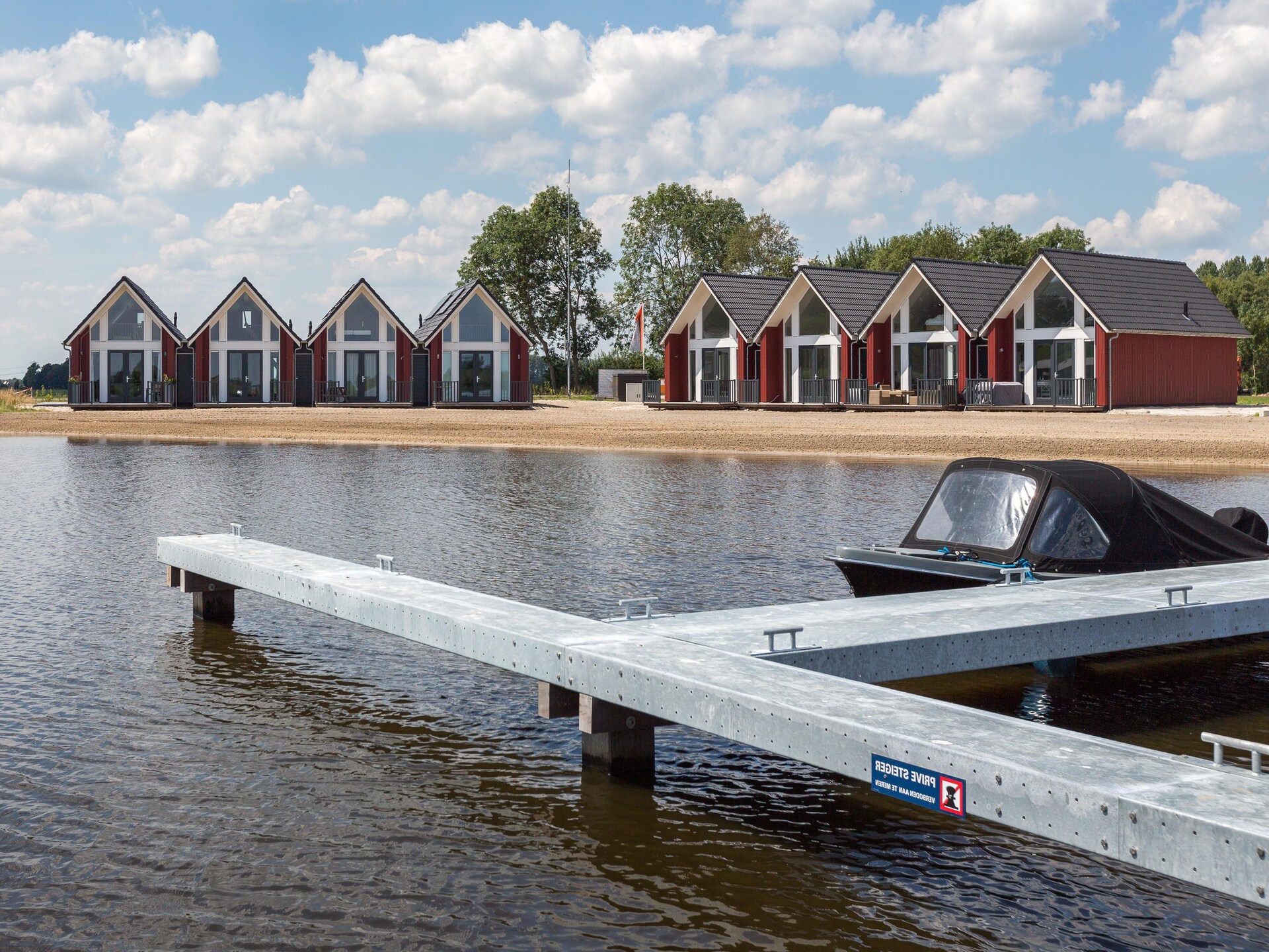Modern strandhuisje aan recreatiemeer in Waterpark Langelille - foto 24