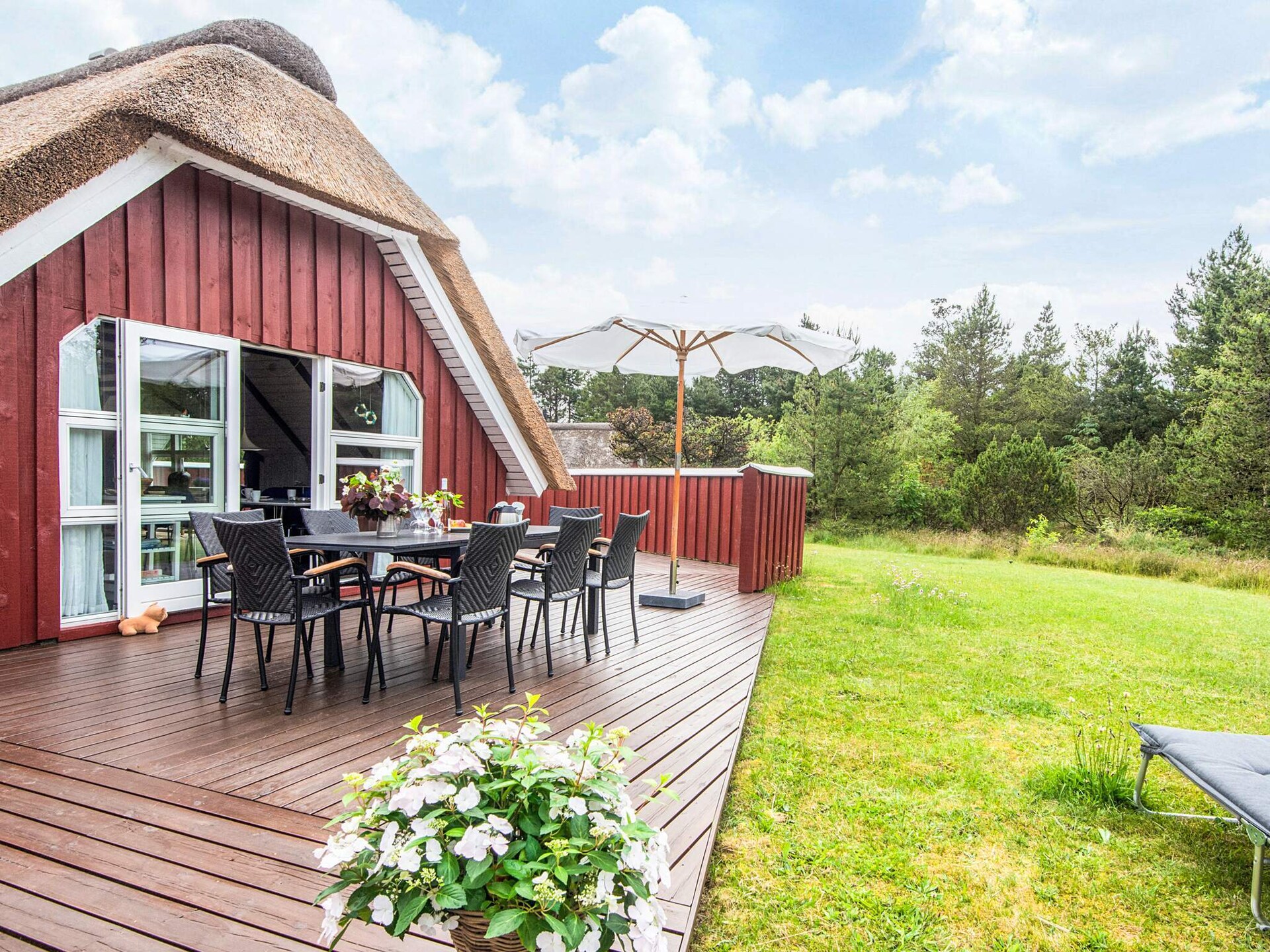Vrijstaand rietgedekt vakantiehuis met sauna op groot natuurperceel, Rømø - foto 31