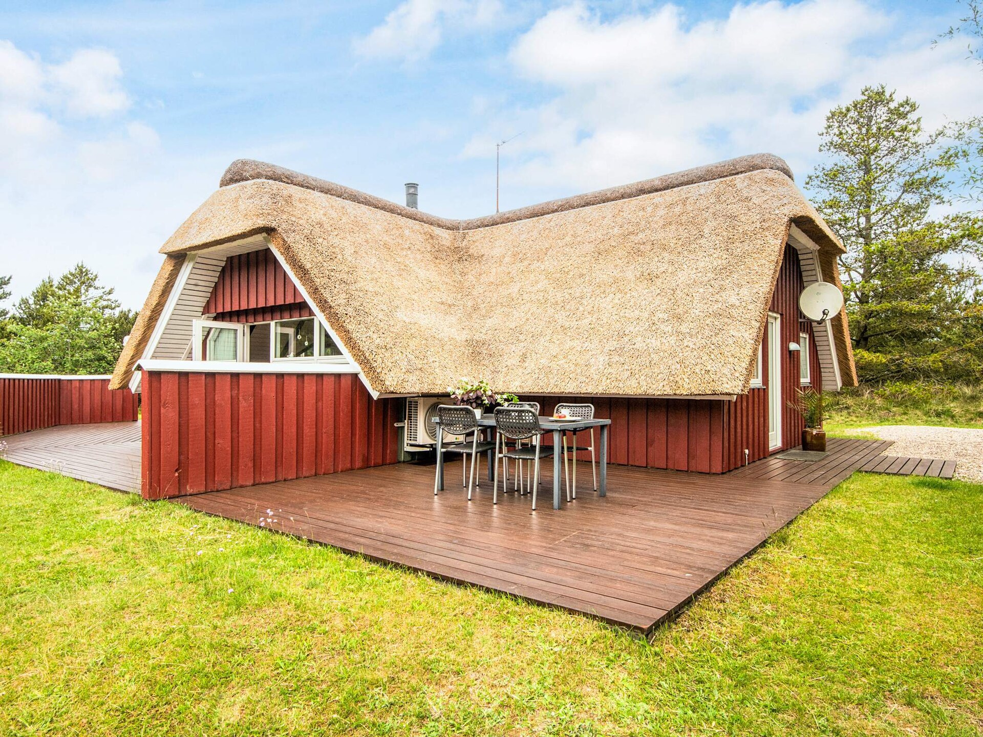 Vrijstaand rietgedekt vakantiehuis met sauna op groot natuurperceel, Rømø - foto 34