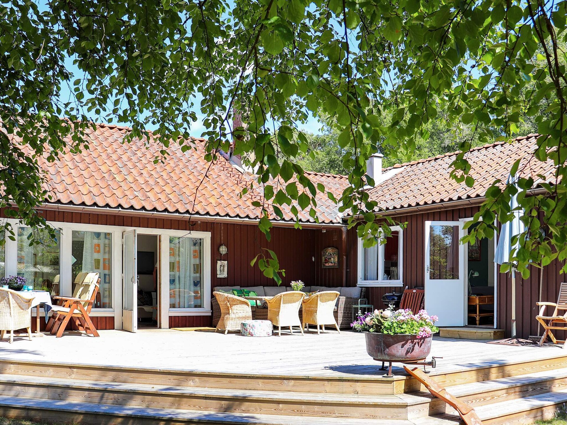 Ruim vakantiehuis voor 11 personen aan de Zweedse golfkust bij Haverdal - foto 1
