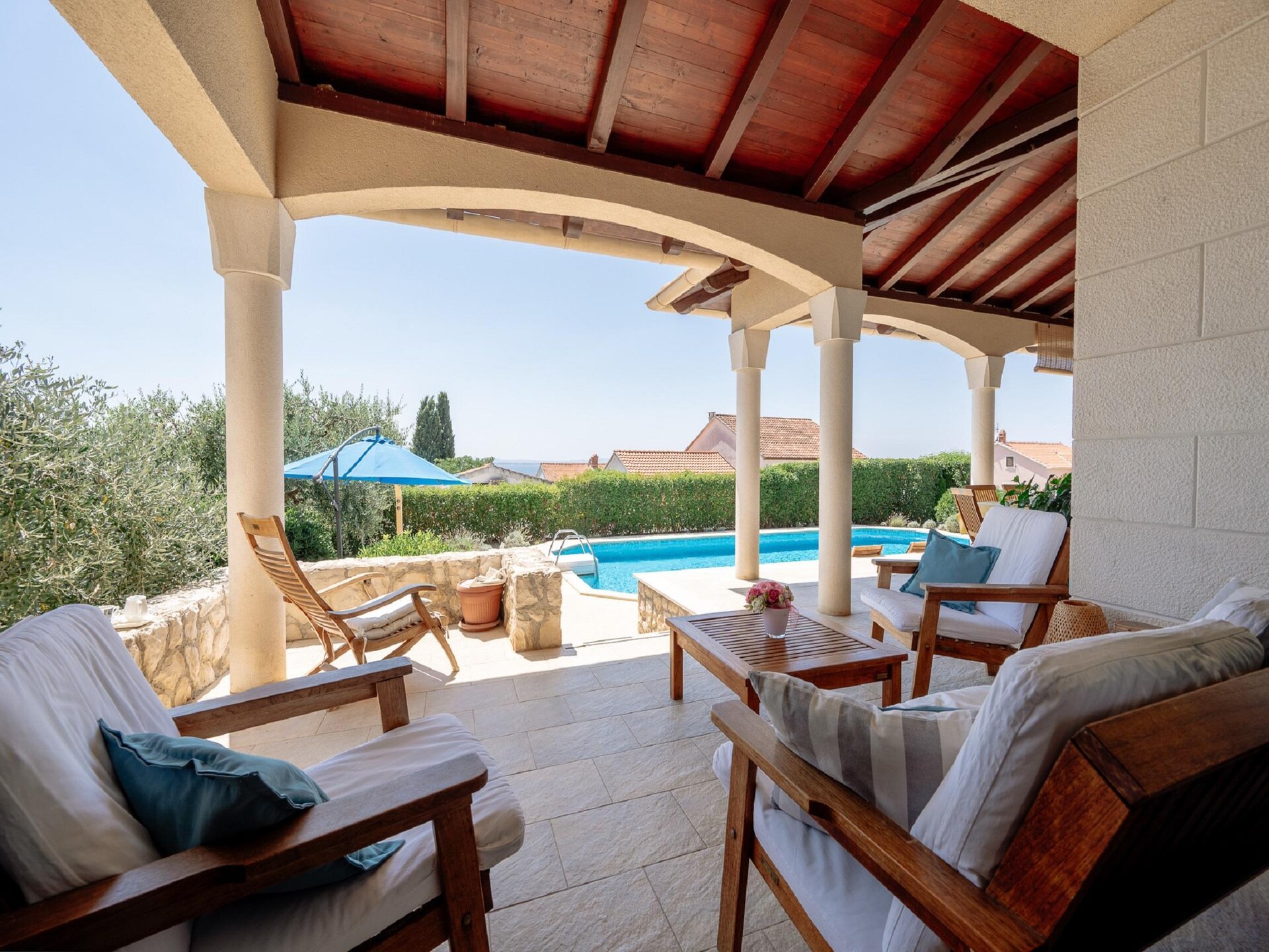 Privézwembad en luxe in Villa Clara, Kozino aan zee - foto 37
