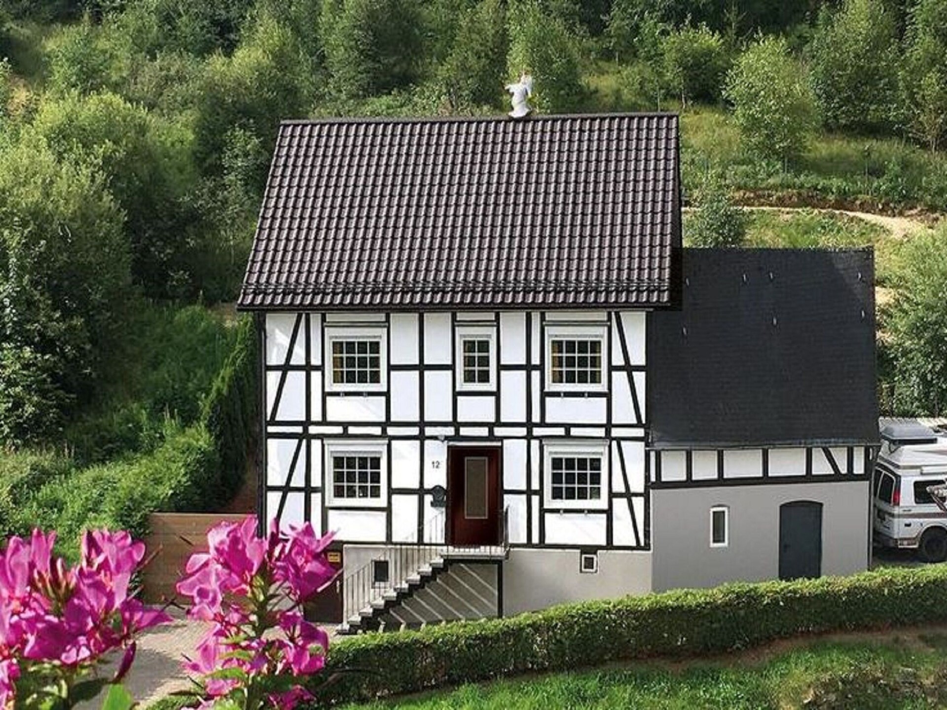 Vrijstaand vakwerkhuis aan de skipiste in Winterberg voor 8 personen - foto 7