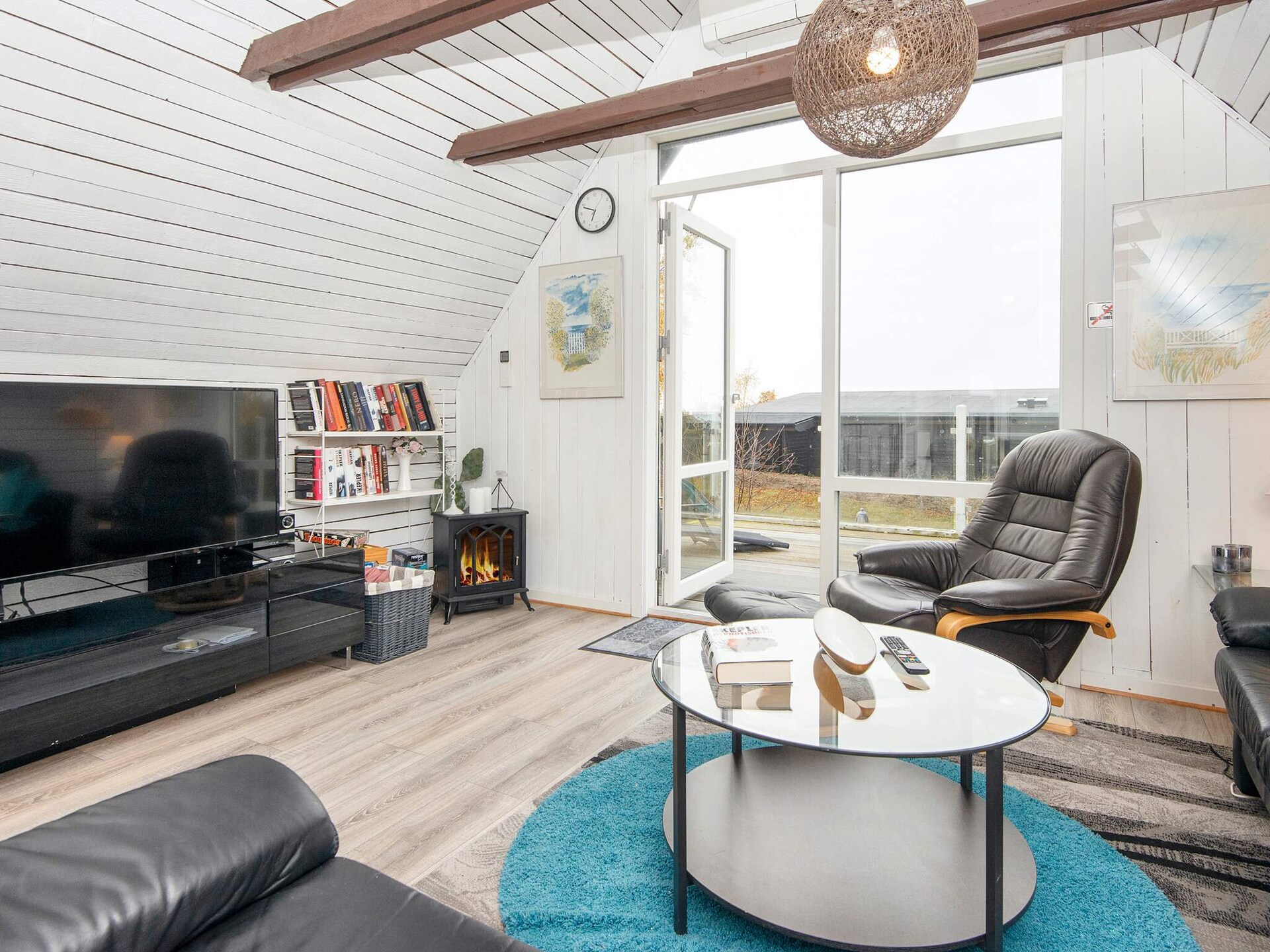 Gerenoveerd vakantiehuis bij Ebeltoft met zeezicht vanaf het balkon - foto 12