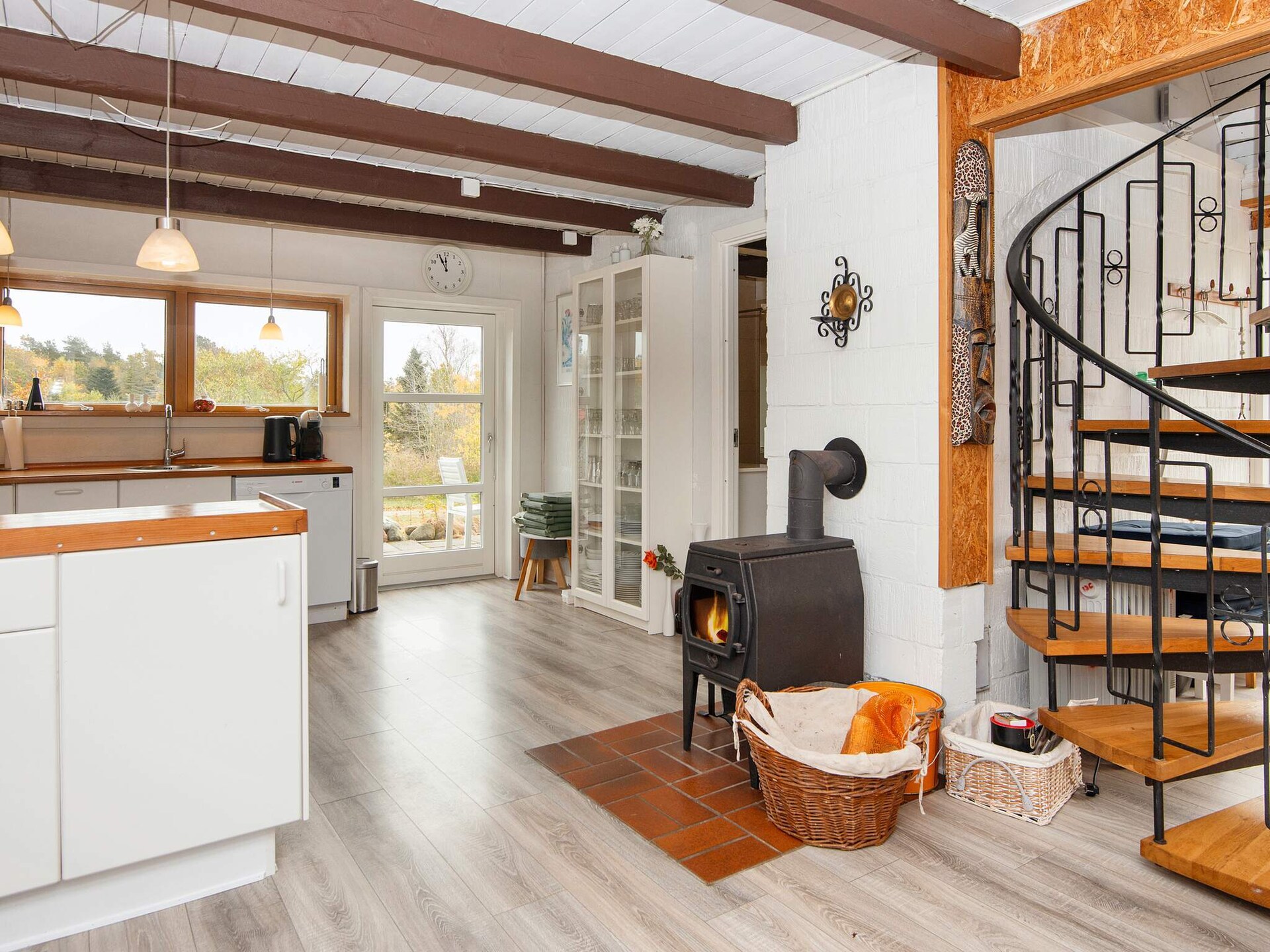 Gerenoveerd vakantiehuis bij Ebeltoft met zeezicht vanaf het balkon - foto 22