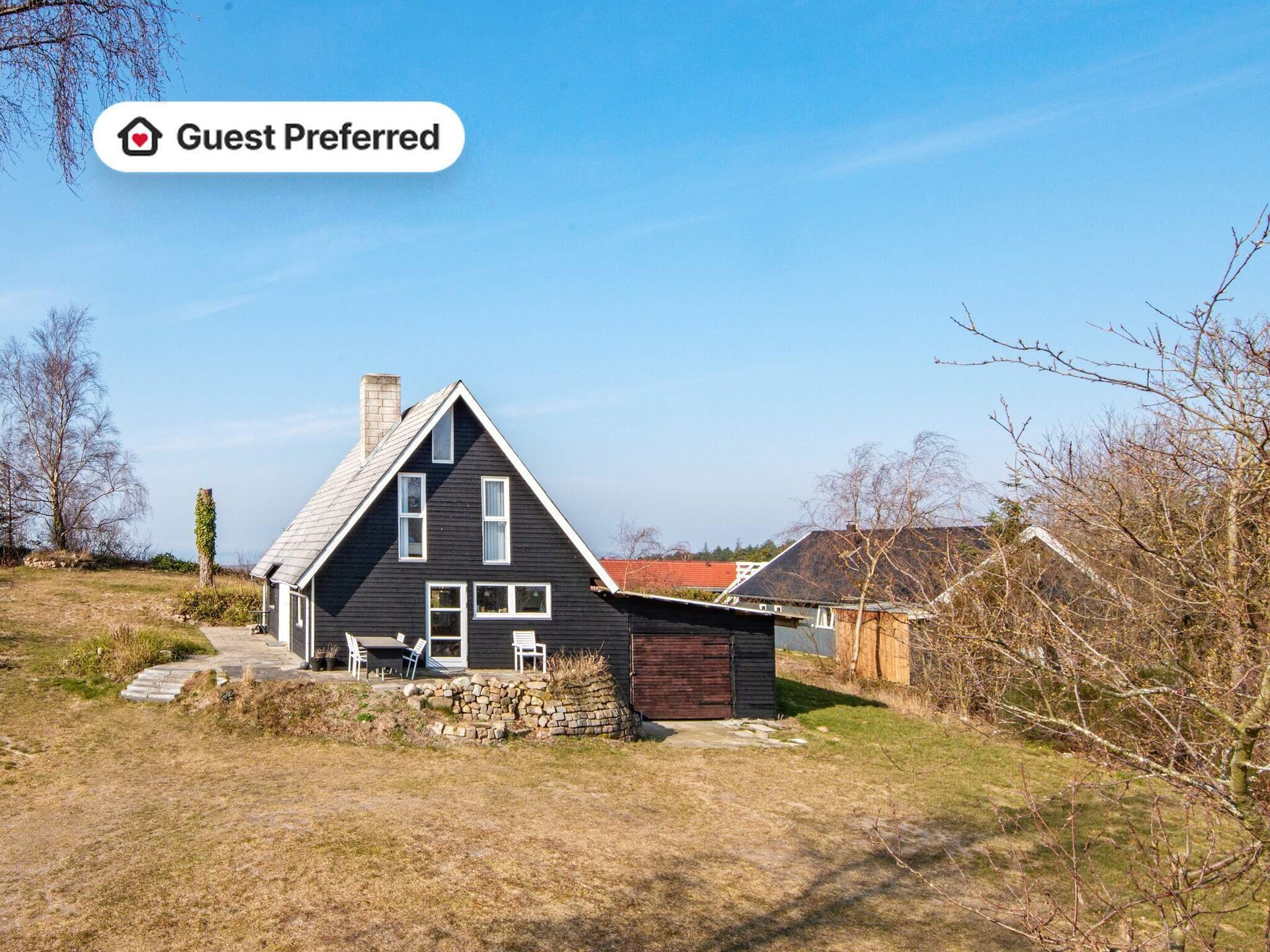 Gerenoveerd vakantiehuis bij Ebeltoft met zeezicht vanaf het balkon - foto 1