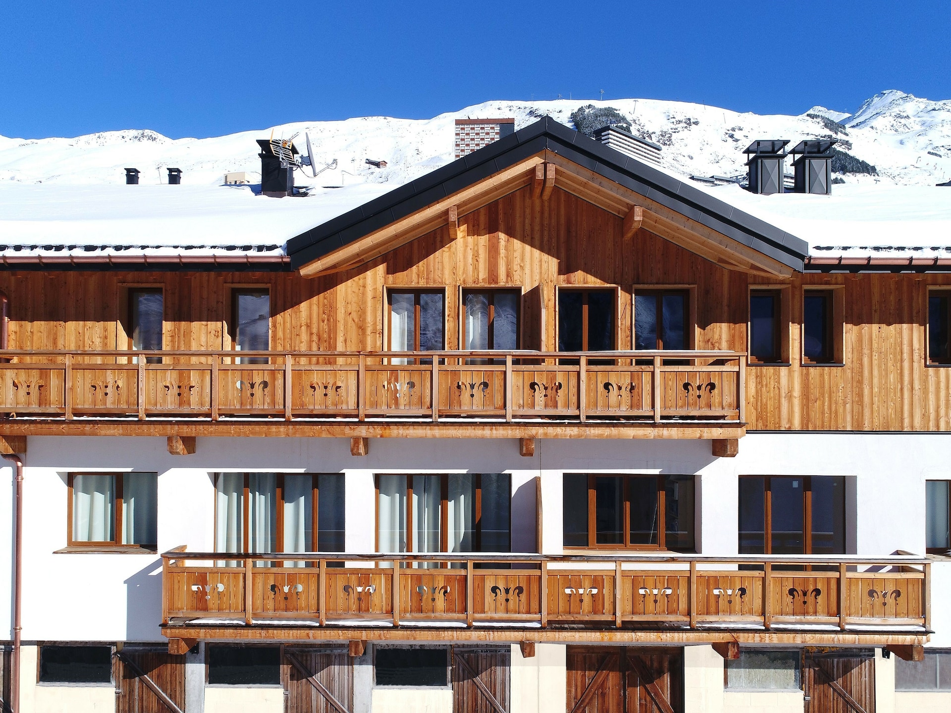 Aan de piste: Ruim chalet voor 8 personen in Les Menuires - foto 25