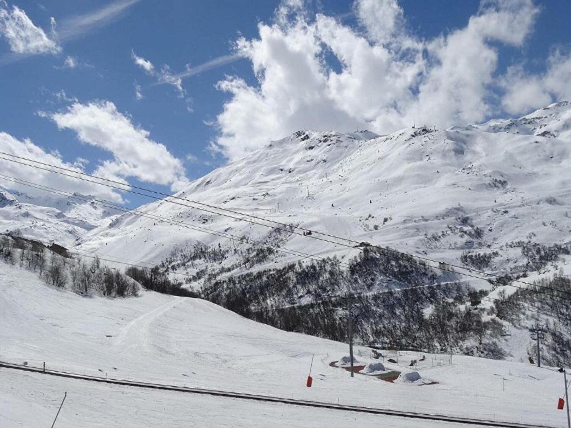 Aan de piste: Ruim chalet voor 8 personen in Les Menuires - foto 19