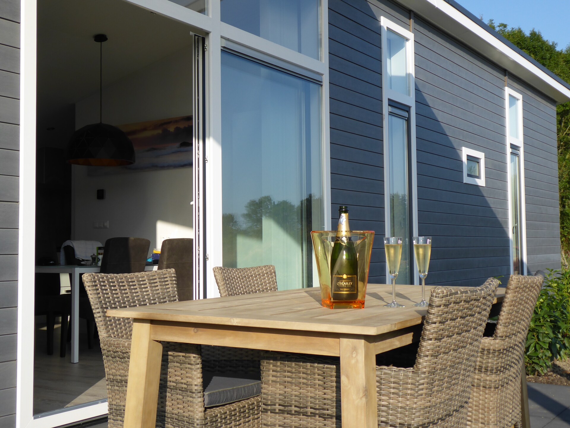 Modern vakantiehuis aan bosrand in Wemeldinge met wellnessfaciliteiten - foto 8