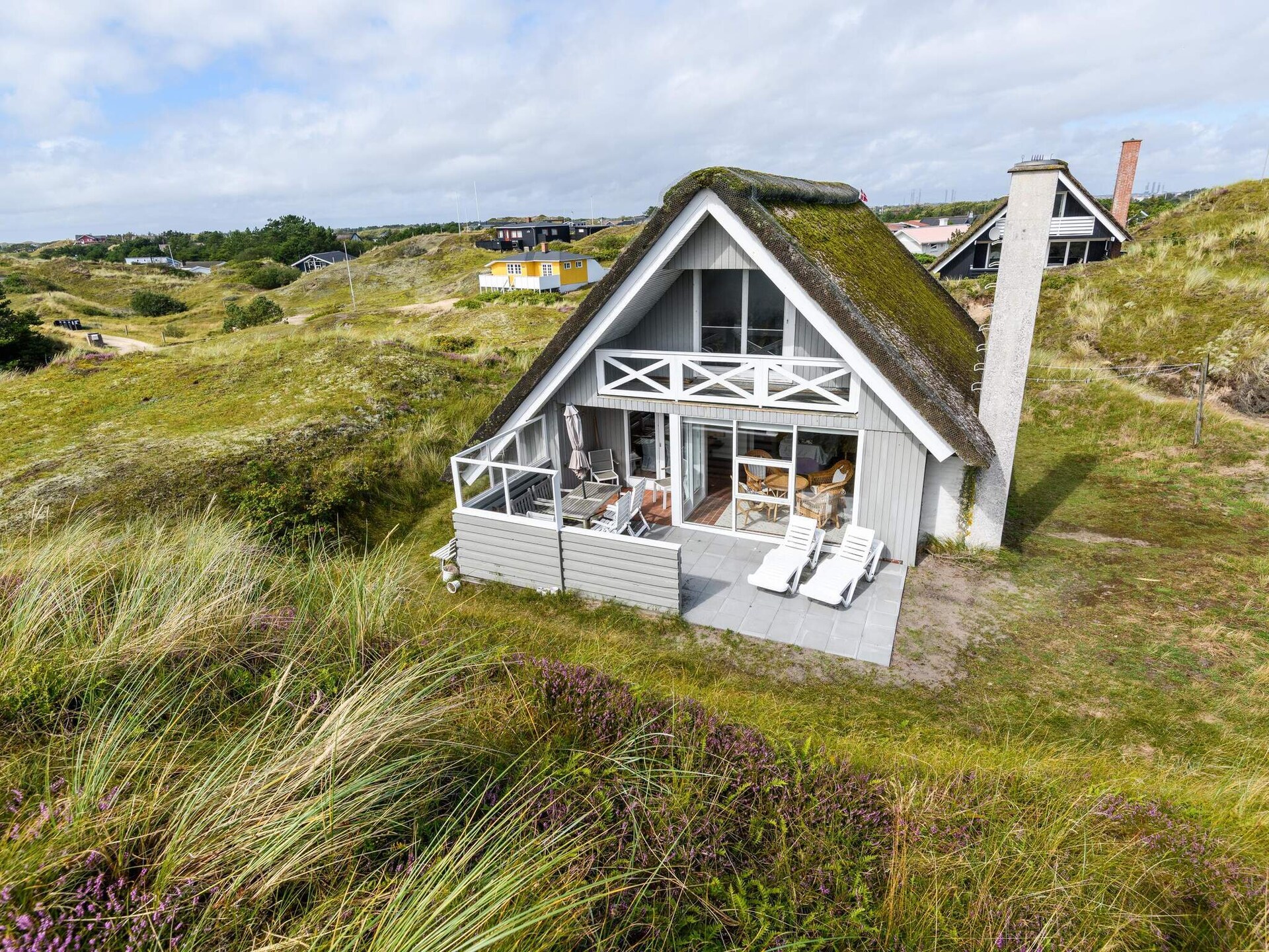 Rietgedekt duinhuis op Fanø met uitzicht op de Noordzee - foto 7