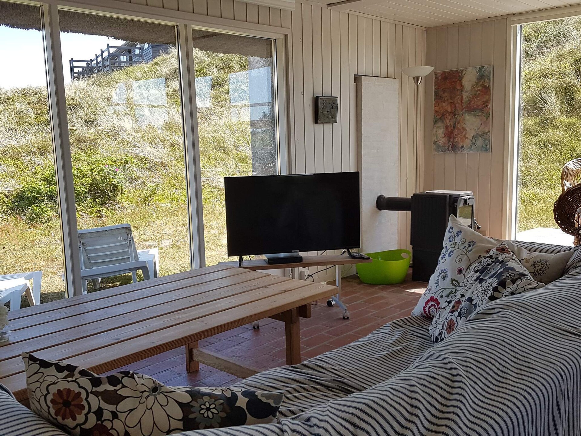Rietgedekt duinhuis op Fanø met uitzicht op de Noordzee - foto 20
