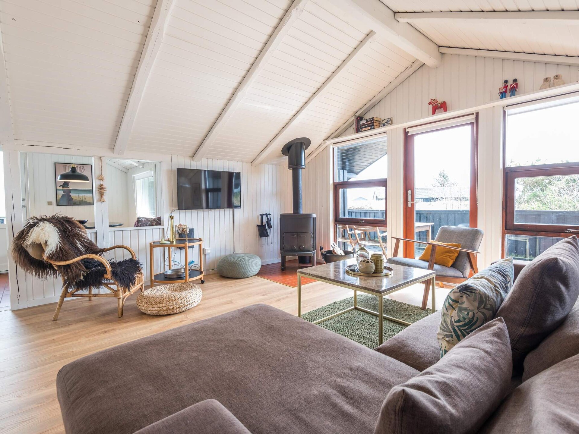 Traditioneel vakantiehuis in Sønderho, 500m van het strand op Fanø - foto 28