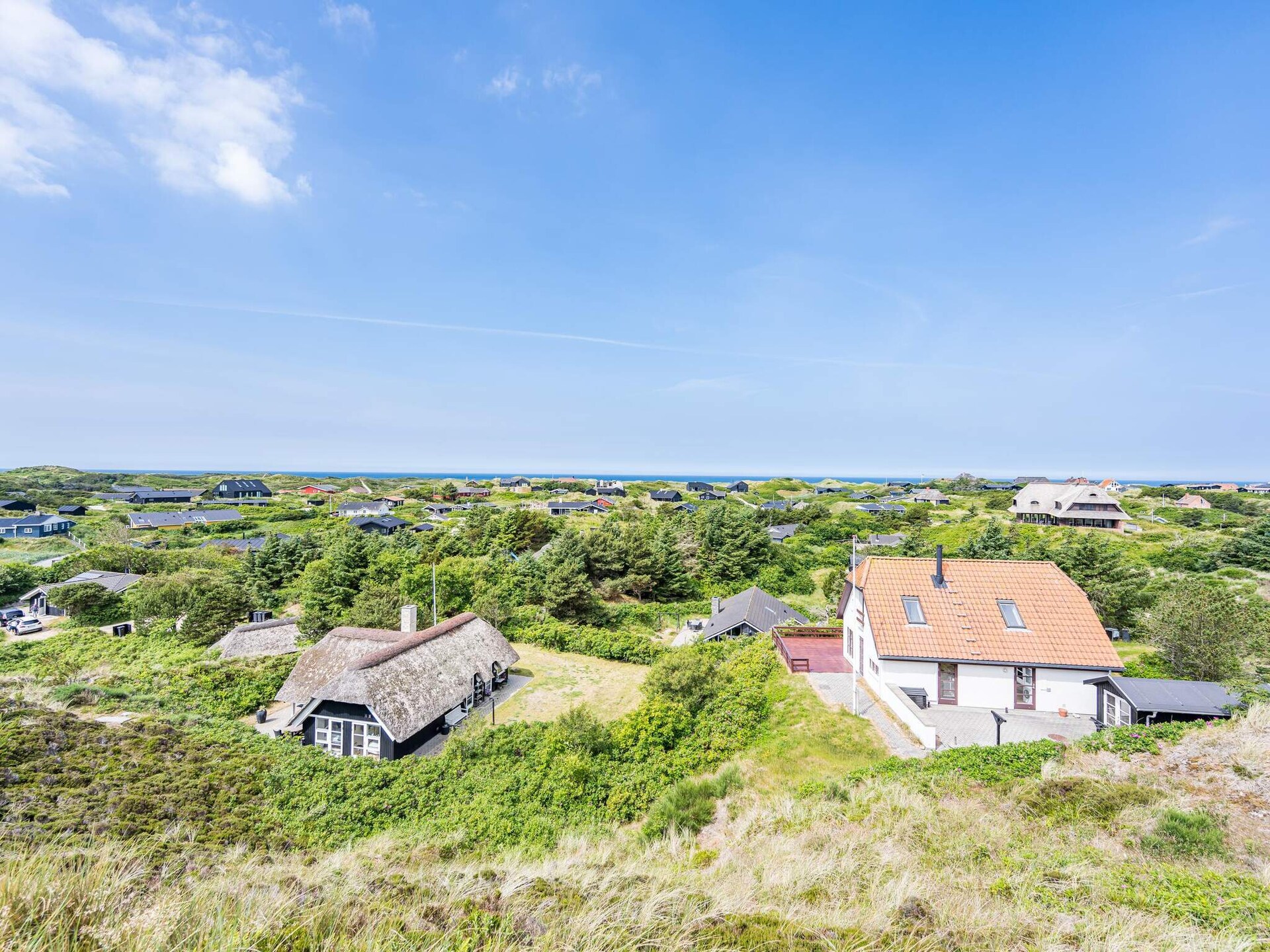 Duinhuis bij Henne Strand: zeezicht, 400m van het strand - foto 12