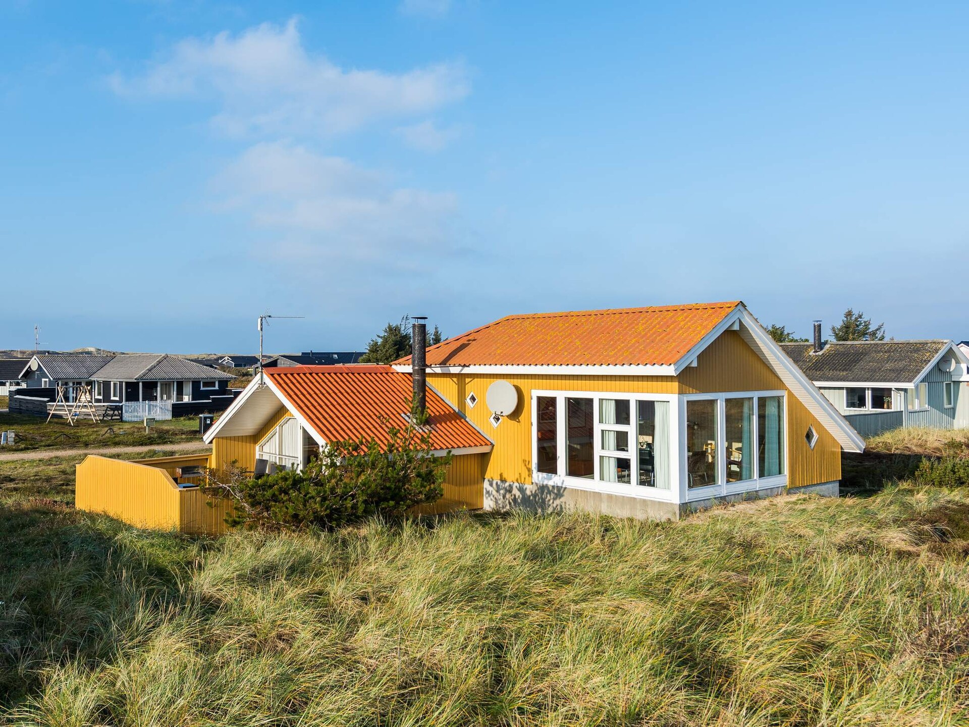 Licht vakantiehuis met sauna, uitzicht op de Ringkøbing Fjord en op 600m van zee - foto 1