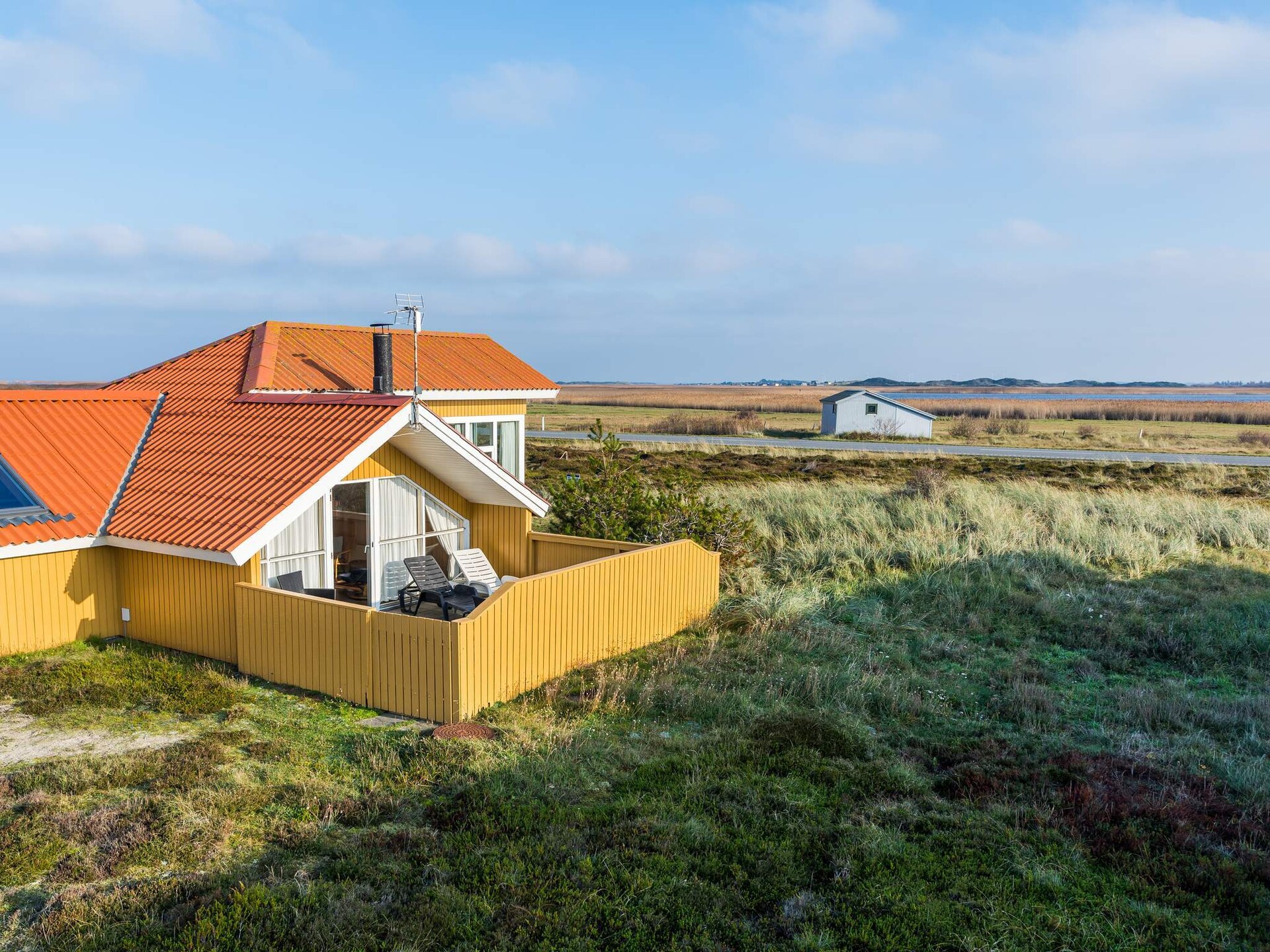 Licht vakantiehuis met sauna, uitzicht op de Ringkøbing Fjord en op 600m van zee - foto 38
