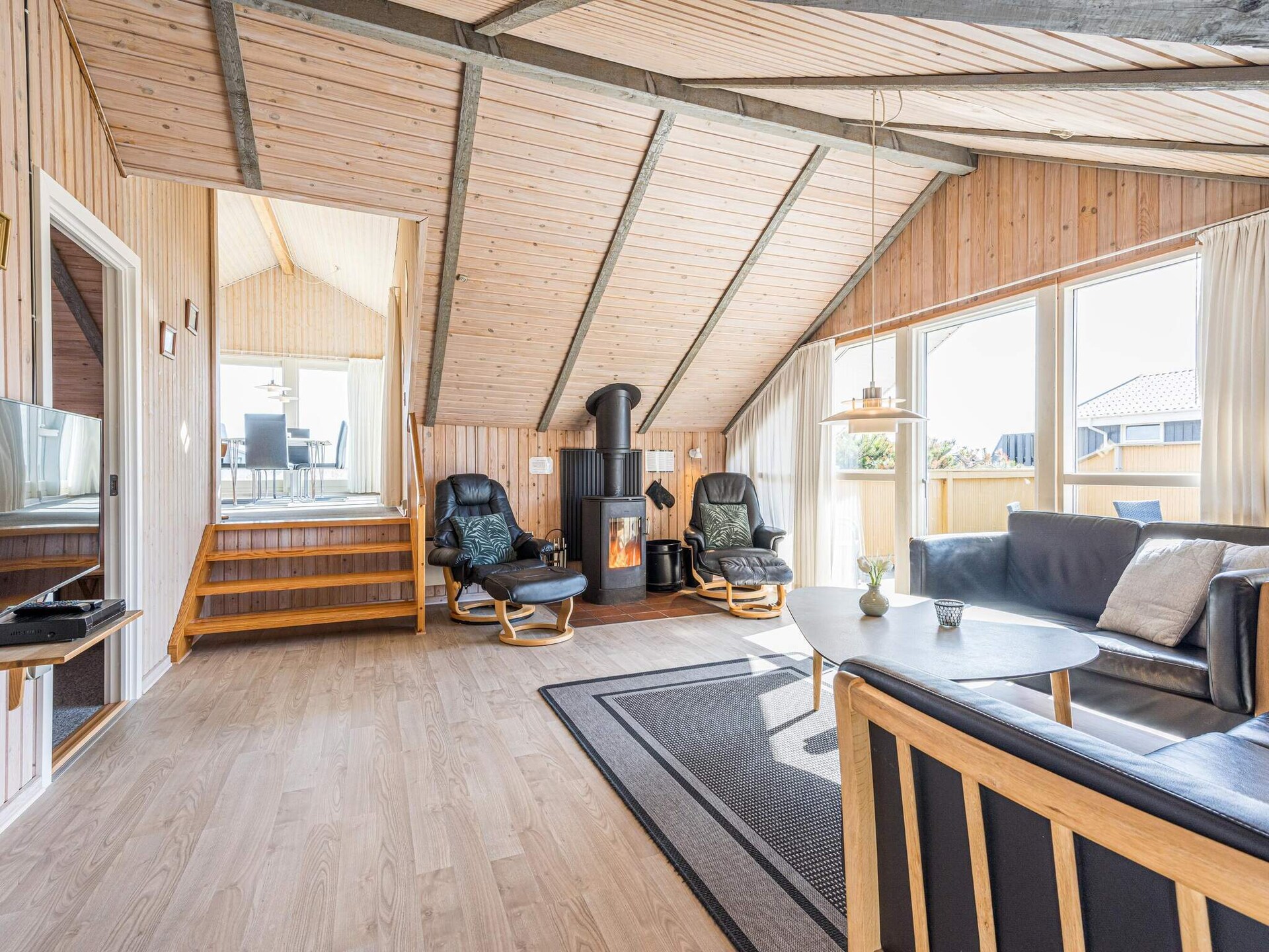 Licht vakantiehuis met sauna, uitzicht op de Ringkøbing Fjord en op 600m van zee - foto 21