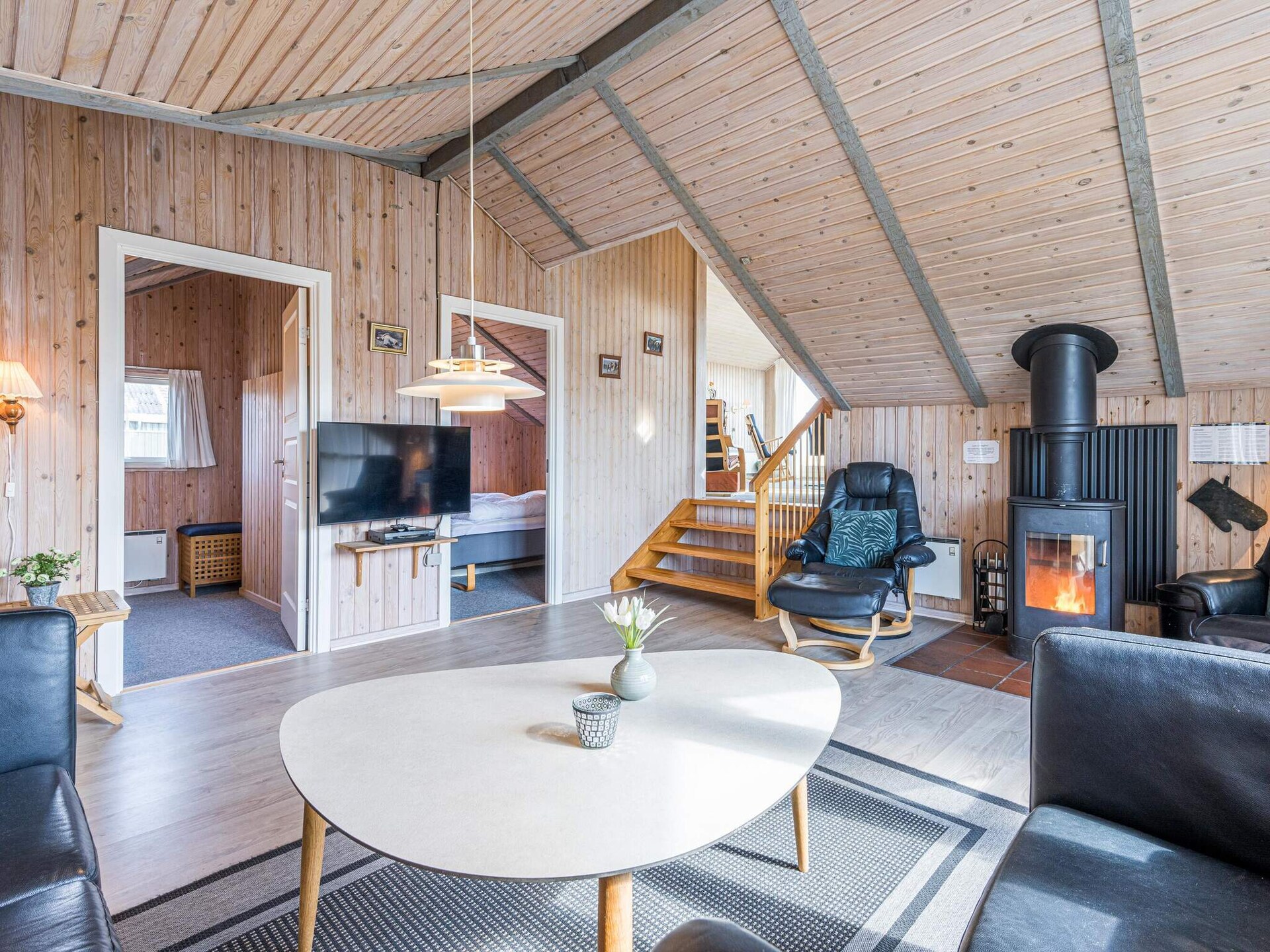 Licht vakantiehuis met sauna, uitzicht op de Ringkøbing Fjord en op 600m van zee - foto 23