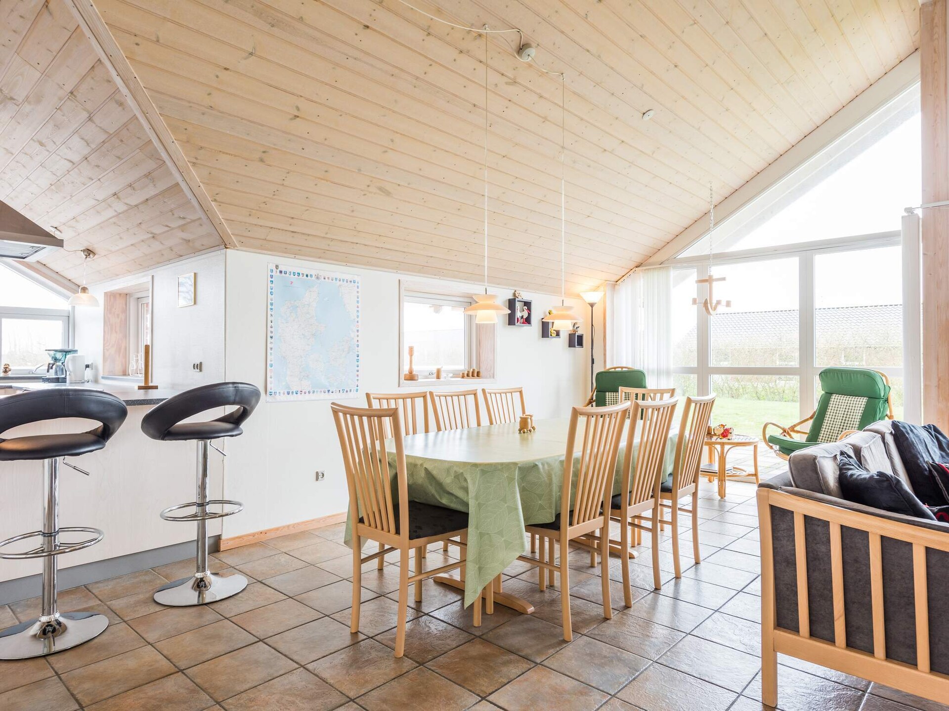 Ruim stenen vakantiehuis bij Tarm met whirlpool, sauna en grote tuin - foto 19