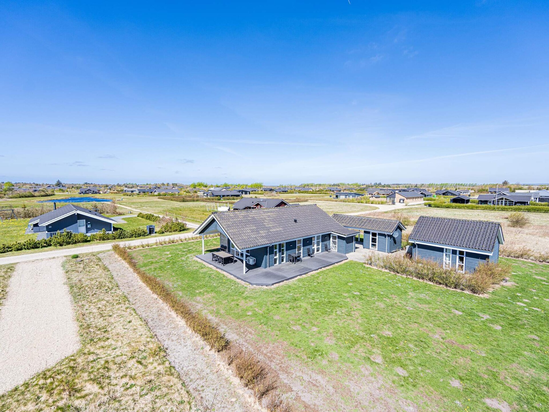 Vrijstaand vakantiehuis met sauna en panoramisch uitzicht nabij Skaven Strand - foto 27