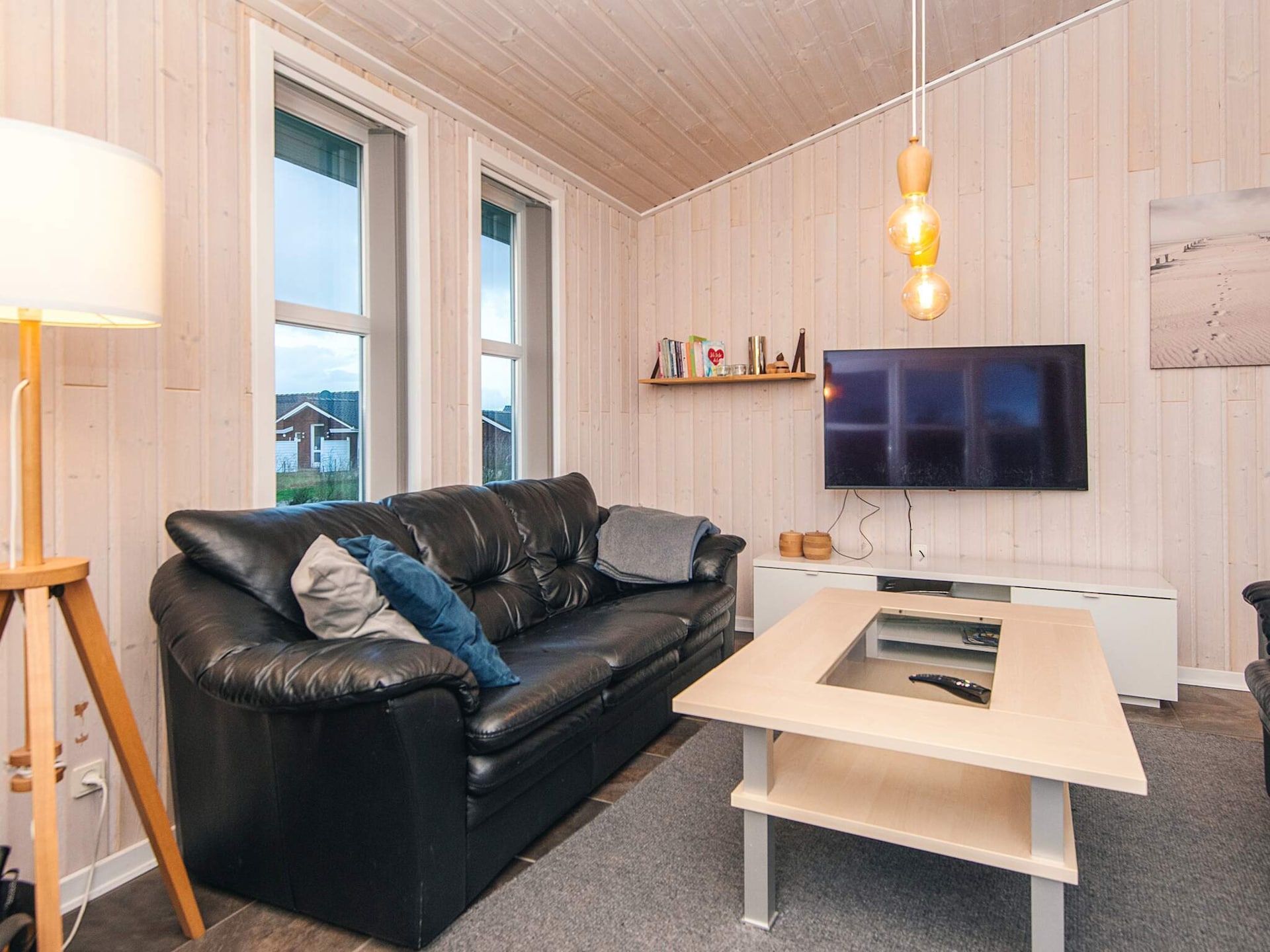 Vrijstaand vakantiehuis met sauna en panoramisch uitzicht nabij Skaven Strand - foto 4