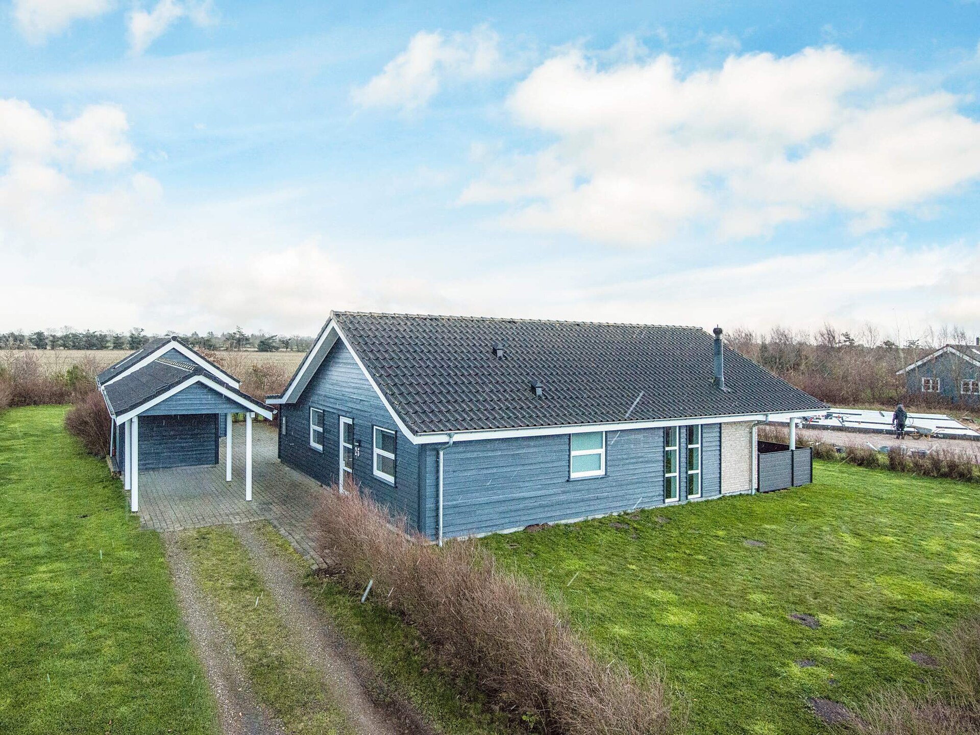 Vrijstaand vakantiehuis met sauna en panoramisch uitzicht nabij Skaven Strand - foto 34