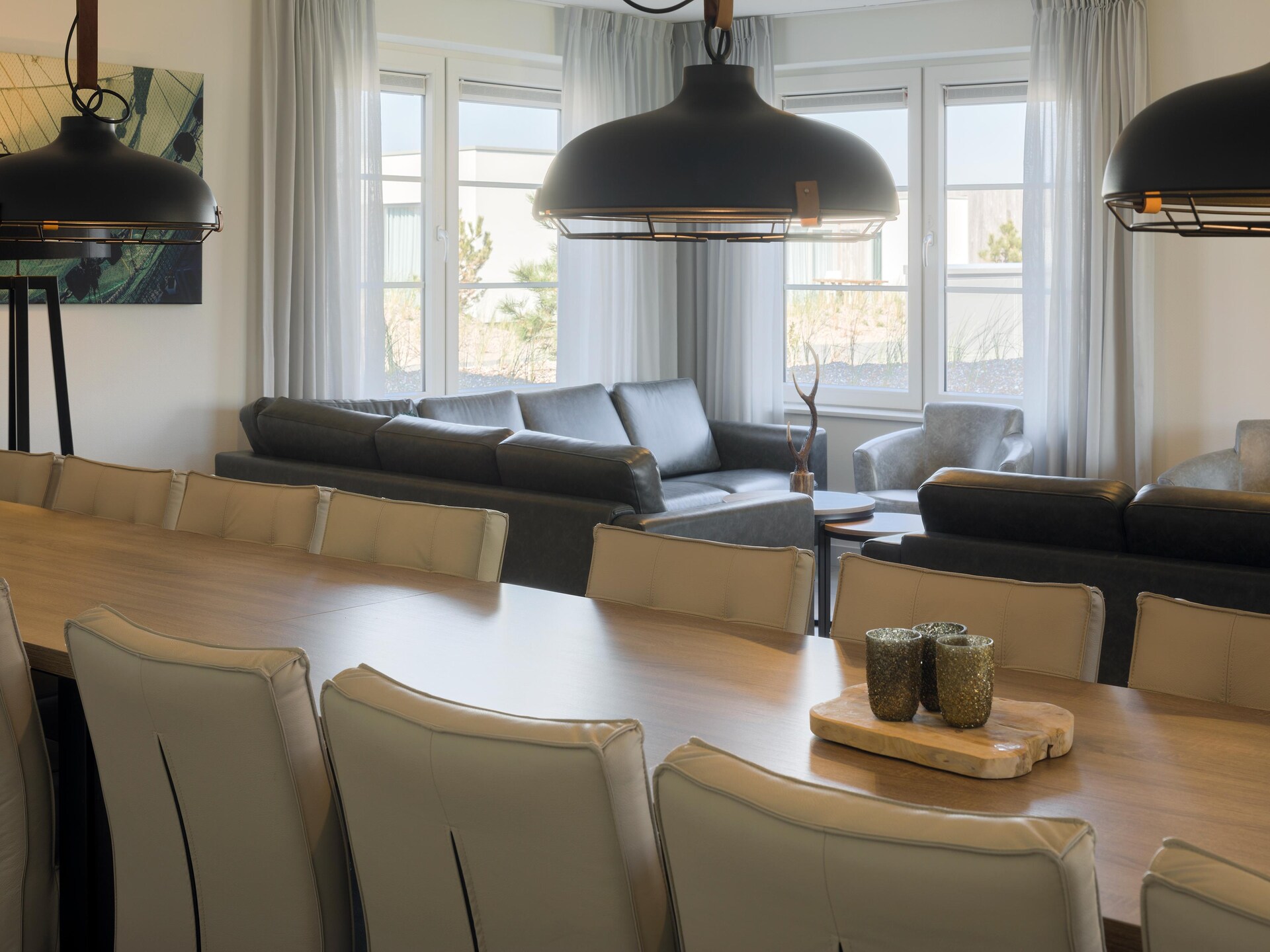 Luxe rietgedekte villa met infraroodsauna, 16 pers., 200m van zee - foto 8