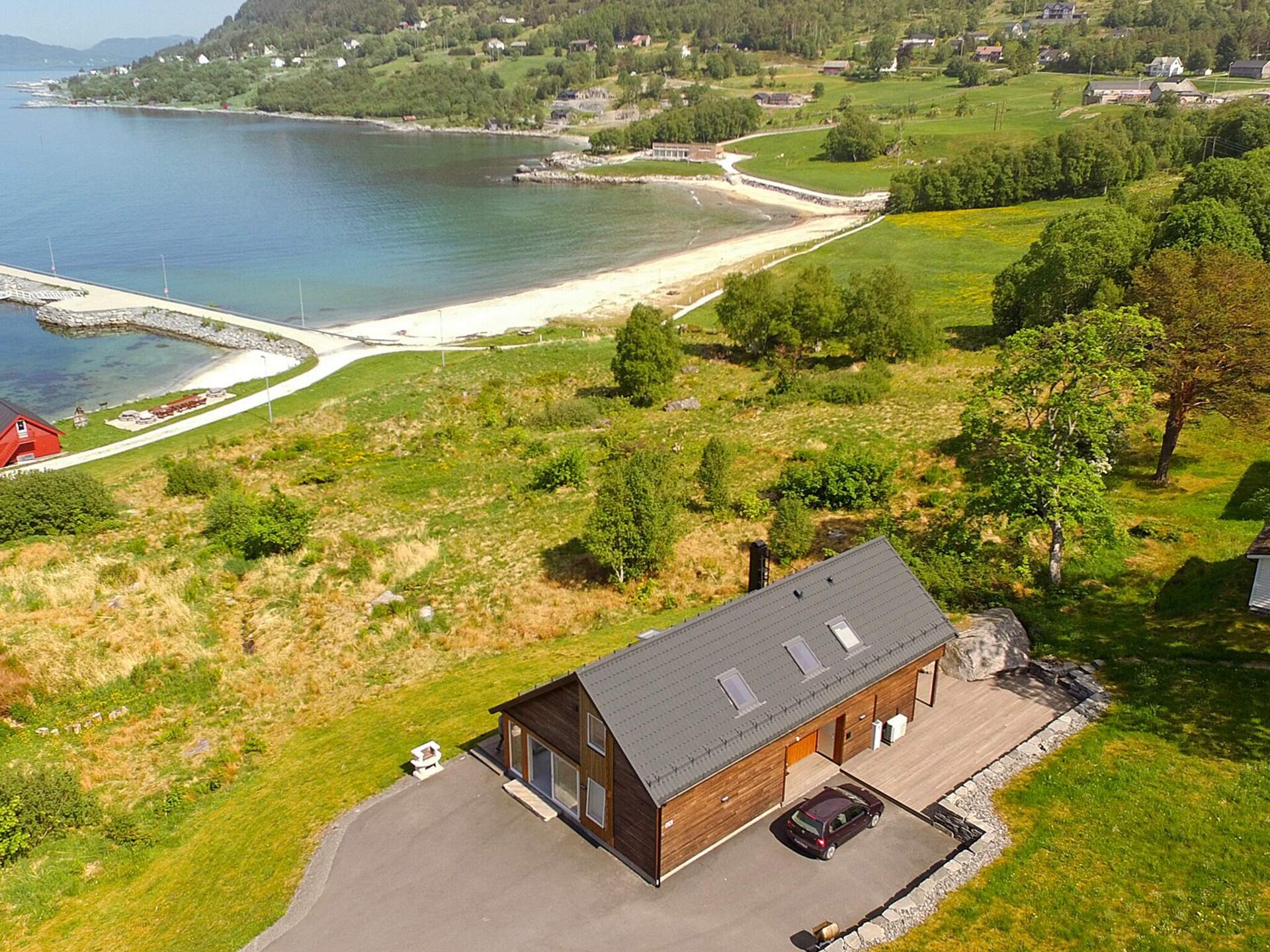 Rustiek vakantiehuis Åram: strand, fjord en alpaca's op 80 meter van zee - foto 4