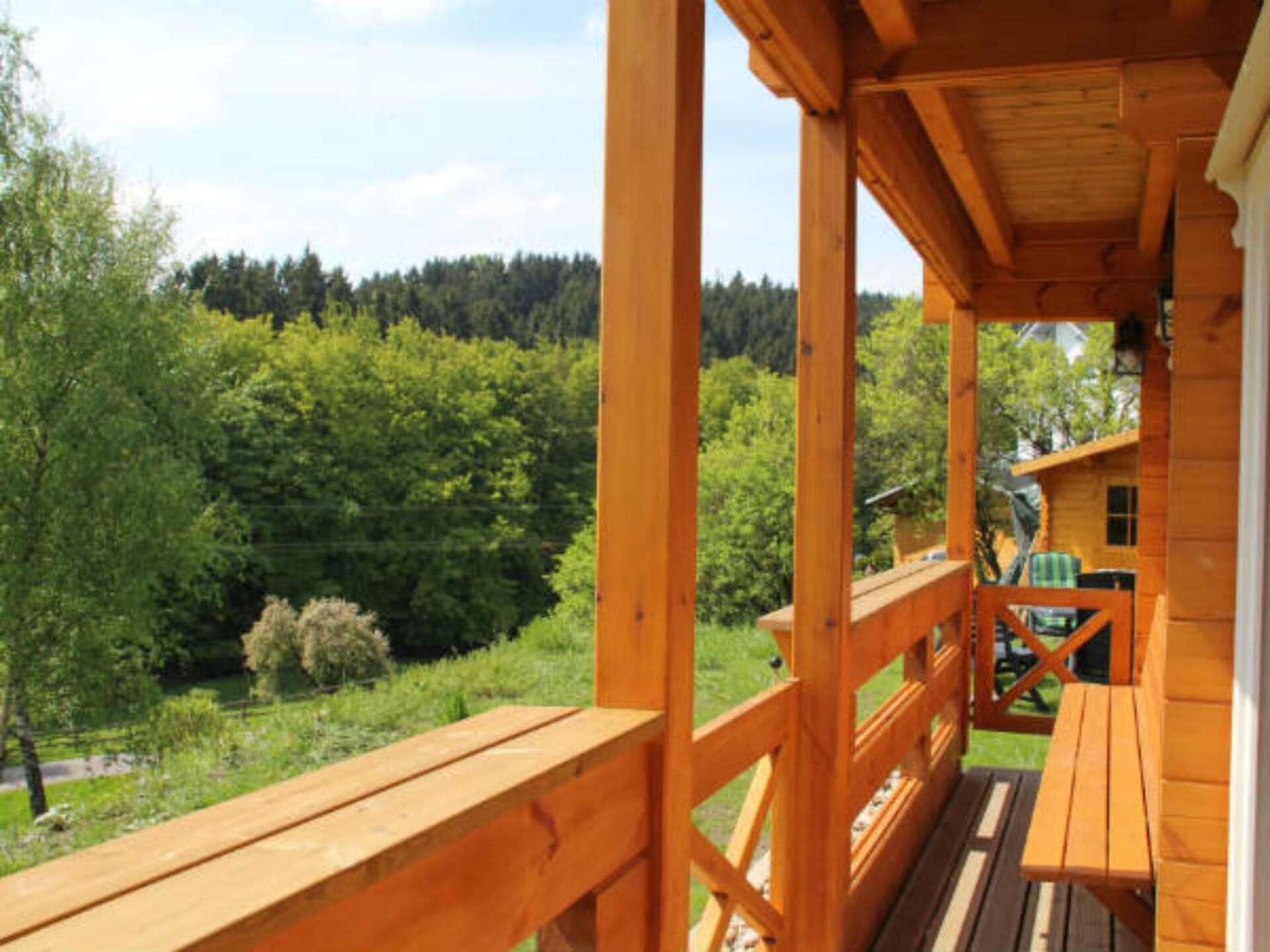 Vrijstaande blokhut met panoramisch uitzicht in Wissinghausen - foto 13
