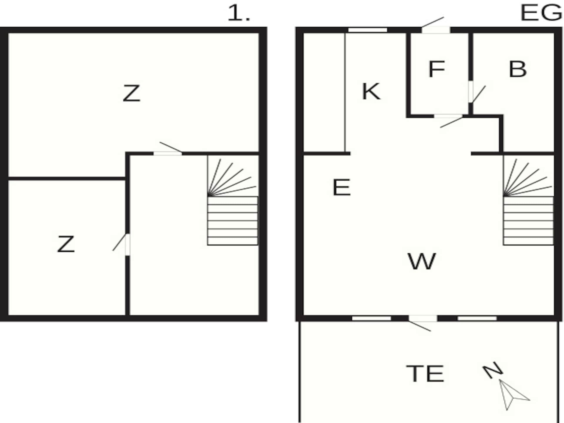 4-persoons appartement aan zee in Borre - foto 42