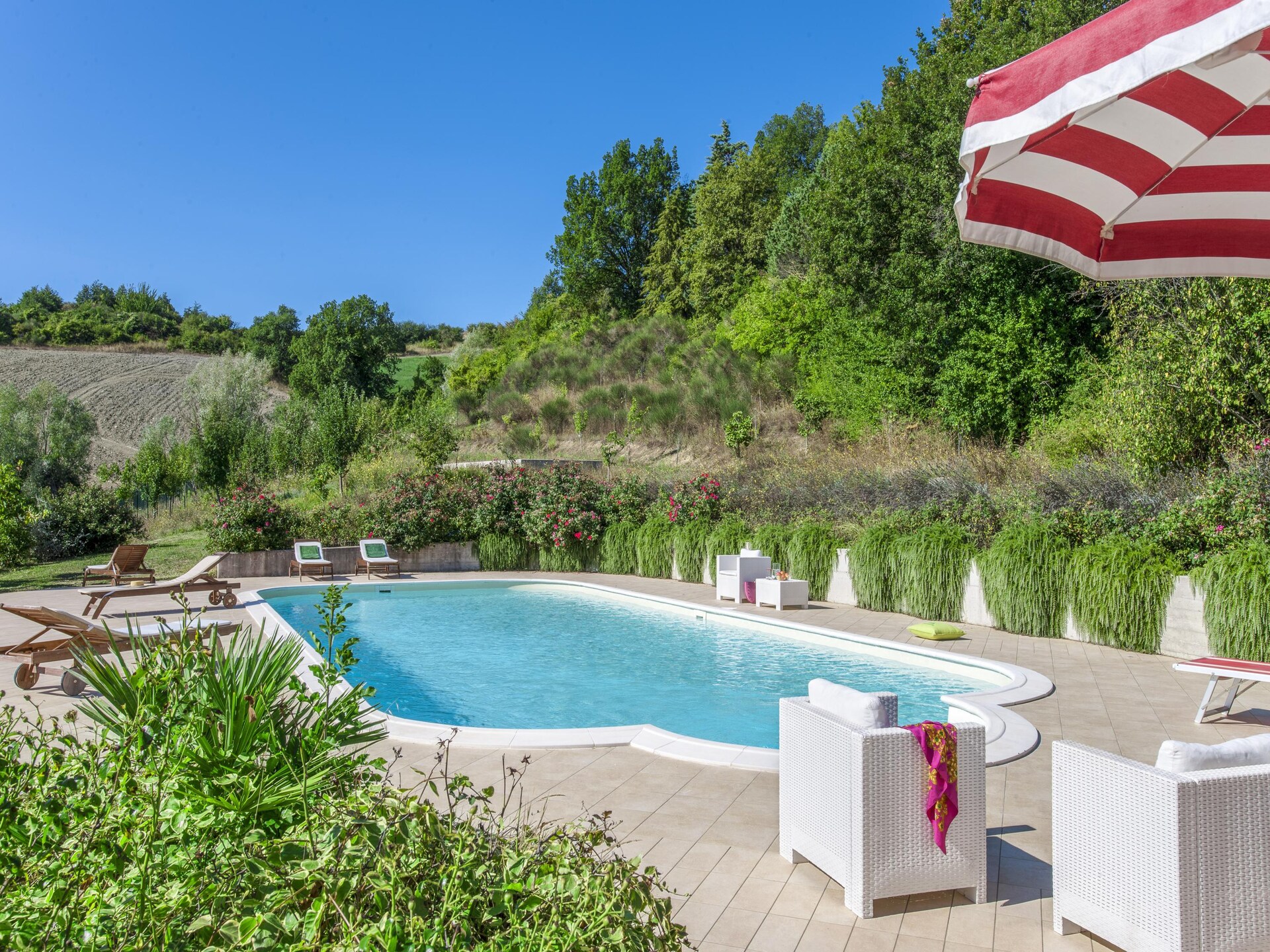 Villa Calfattore: Rustieke groepsaccommodatie met privézwembad in de bossen van Le Marche - foto 5