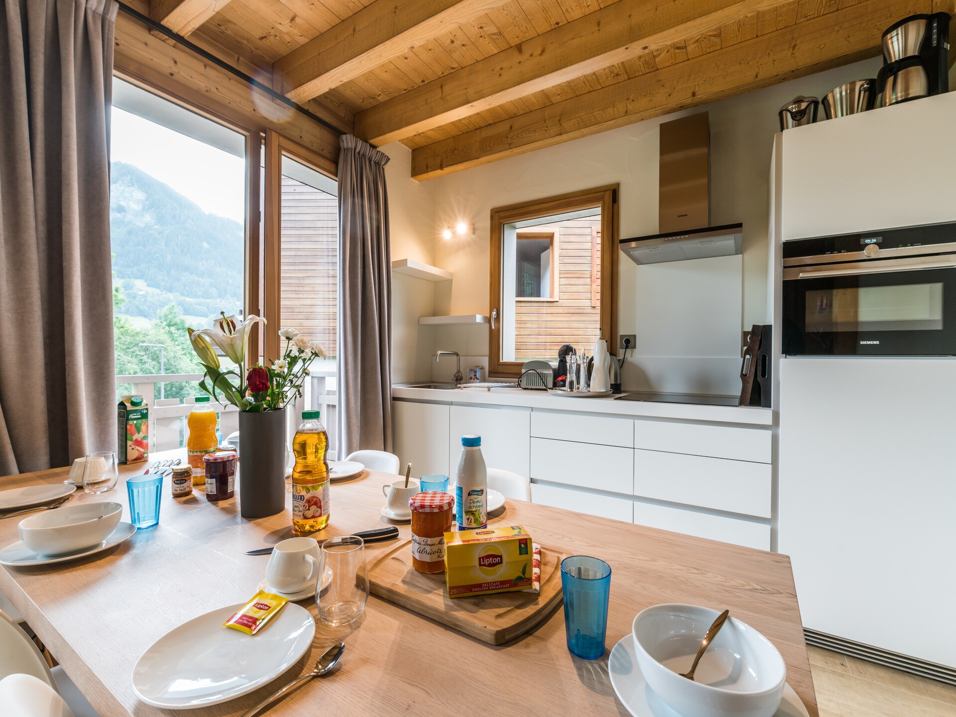 Luxe chalet voor 8 personen nabij Megève met uitzicht op de Mont-Blanc - foto 8
