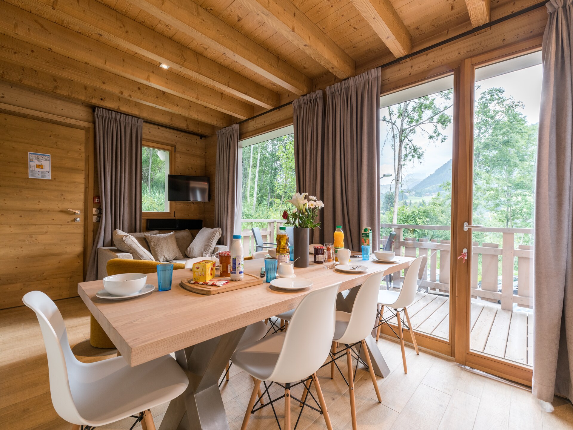 Luxe chalet voor 8 personen nabij Megève met uitzicht op de Mont-Blanc - foto 2