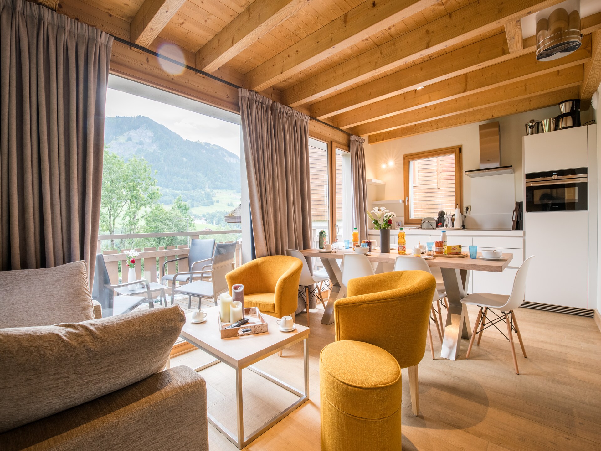 Luxe chalet voor 8 personen nabij Megève met uitzicht op de Mont-Blanc - foto 13
