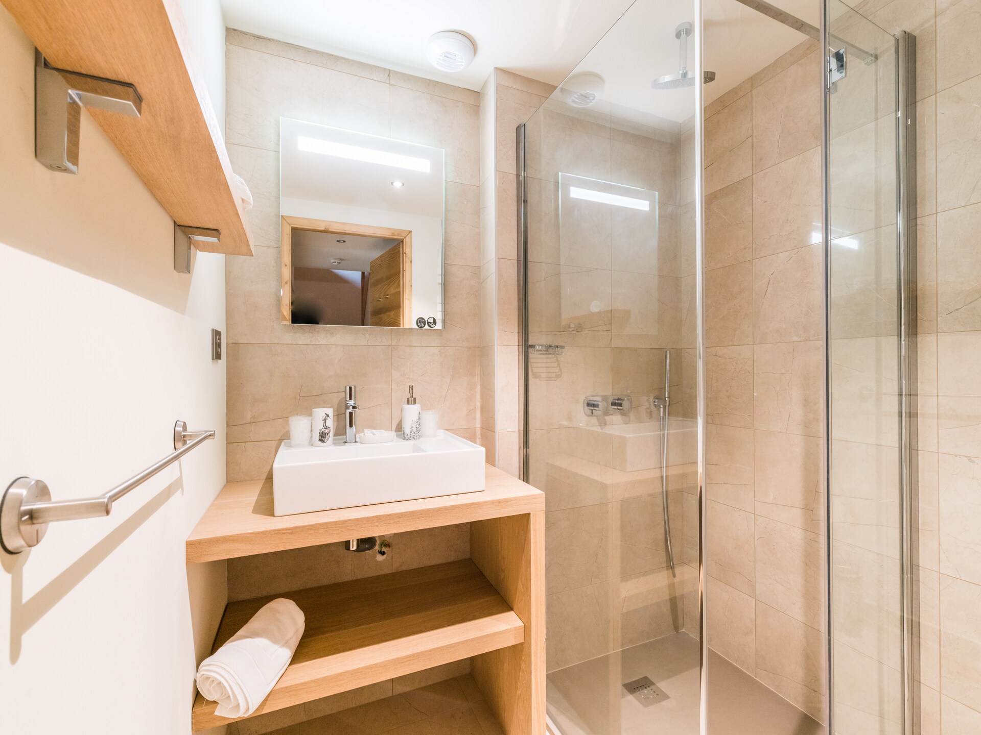 Luxe chalet voor 8 personen nabij Megève met uitzicht op de Mont-Blanc - foto 20