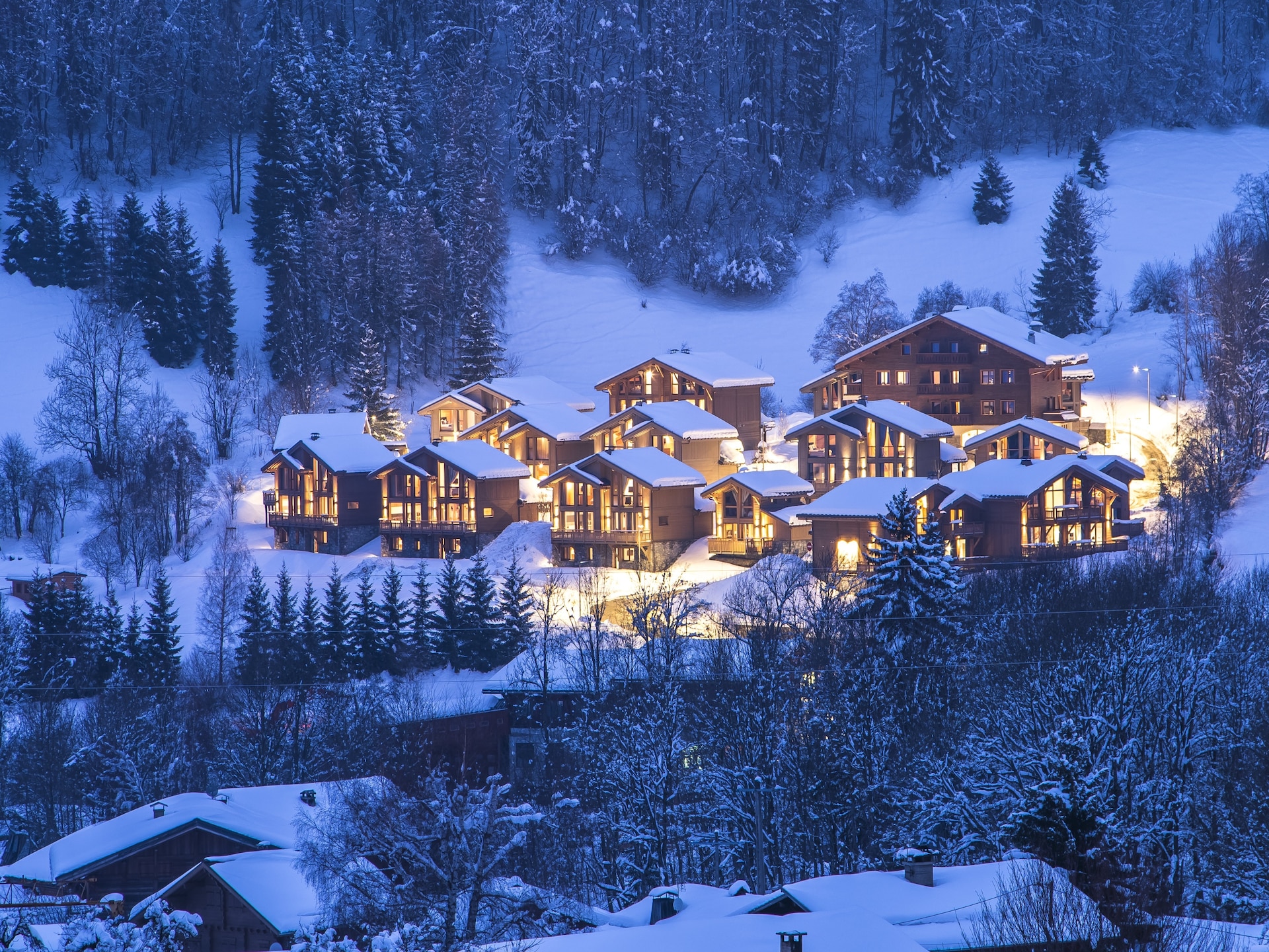 Luxe 12-persoons chalet met sauna en hammam nabij Megève - foto 37
