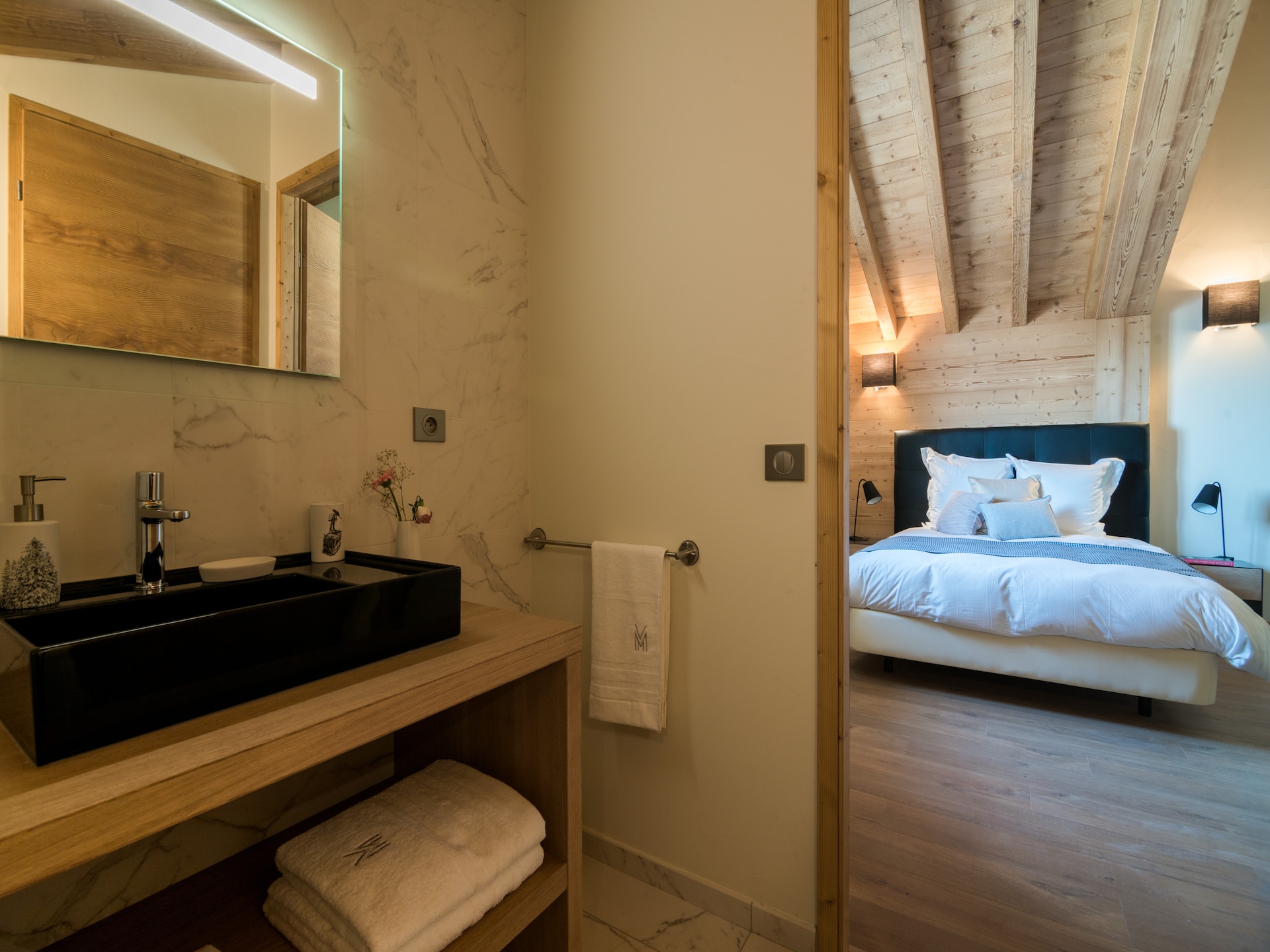 Luxe 12-persoons chalet met sauna en hammam nabij Megève - foto 17
