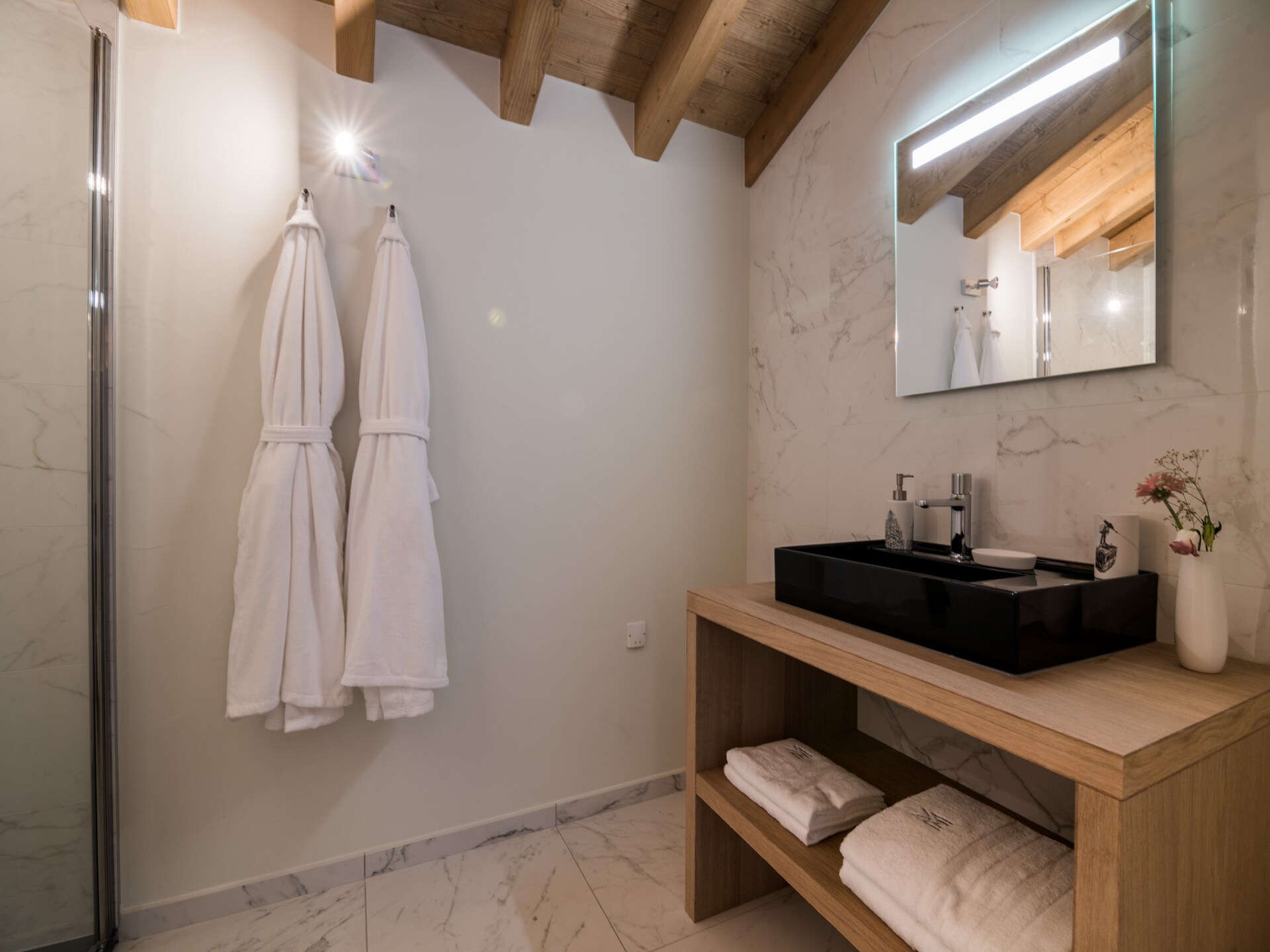 Luxe 12-persoons chalet met sauna en hammam nabij Megève - foto 14
