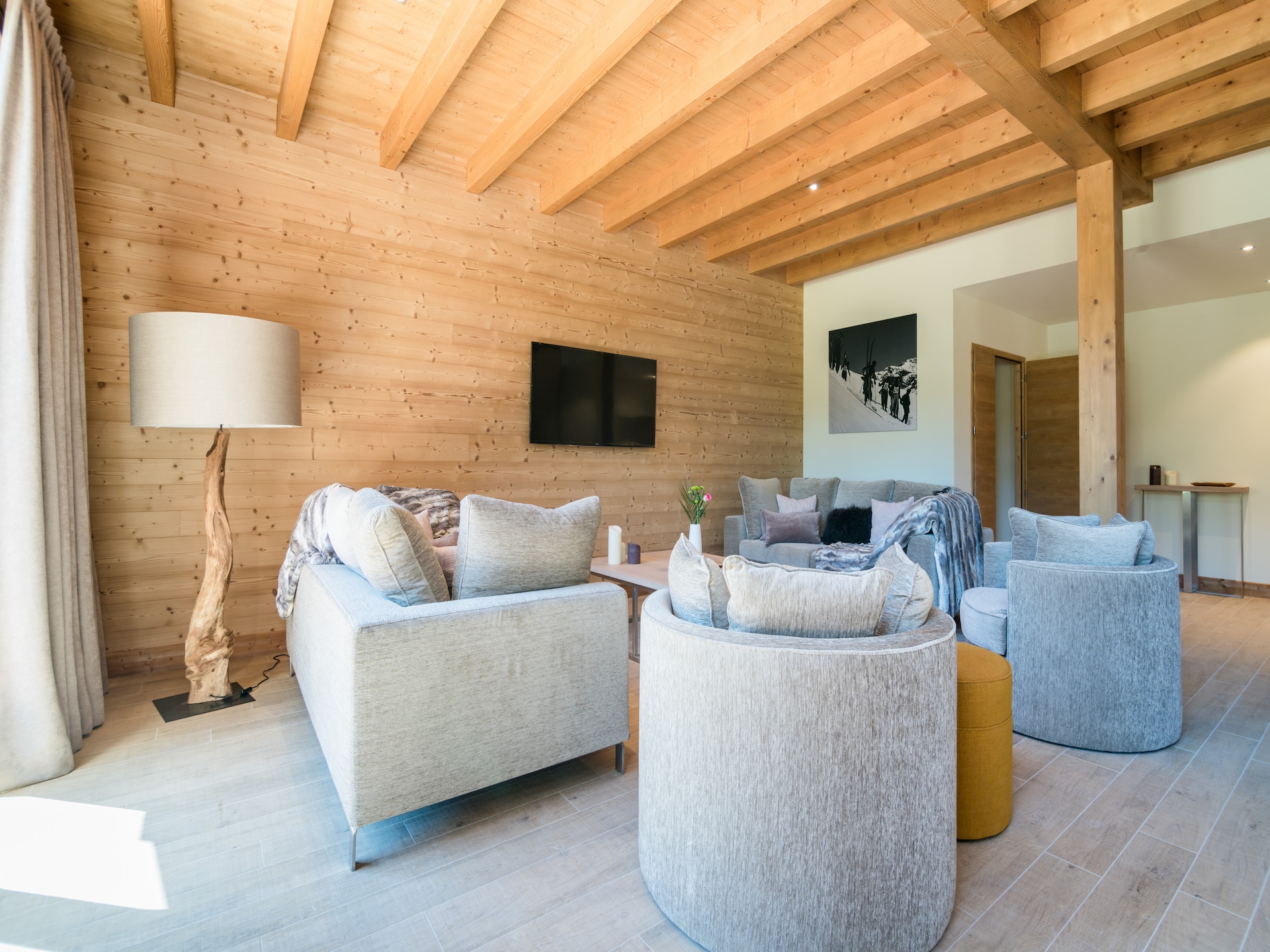 Luxe 12-persoons chalet met sauna en hammam nabij Megève - foto 1