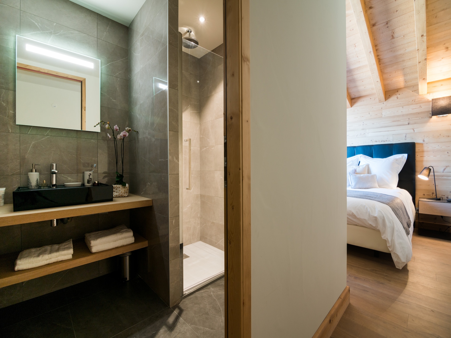 Luxe 12-persoons chalet met sauna en hammam nabij Megève - foto 20