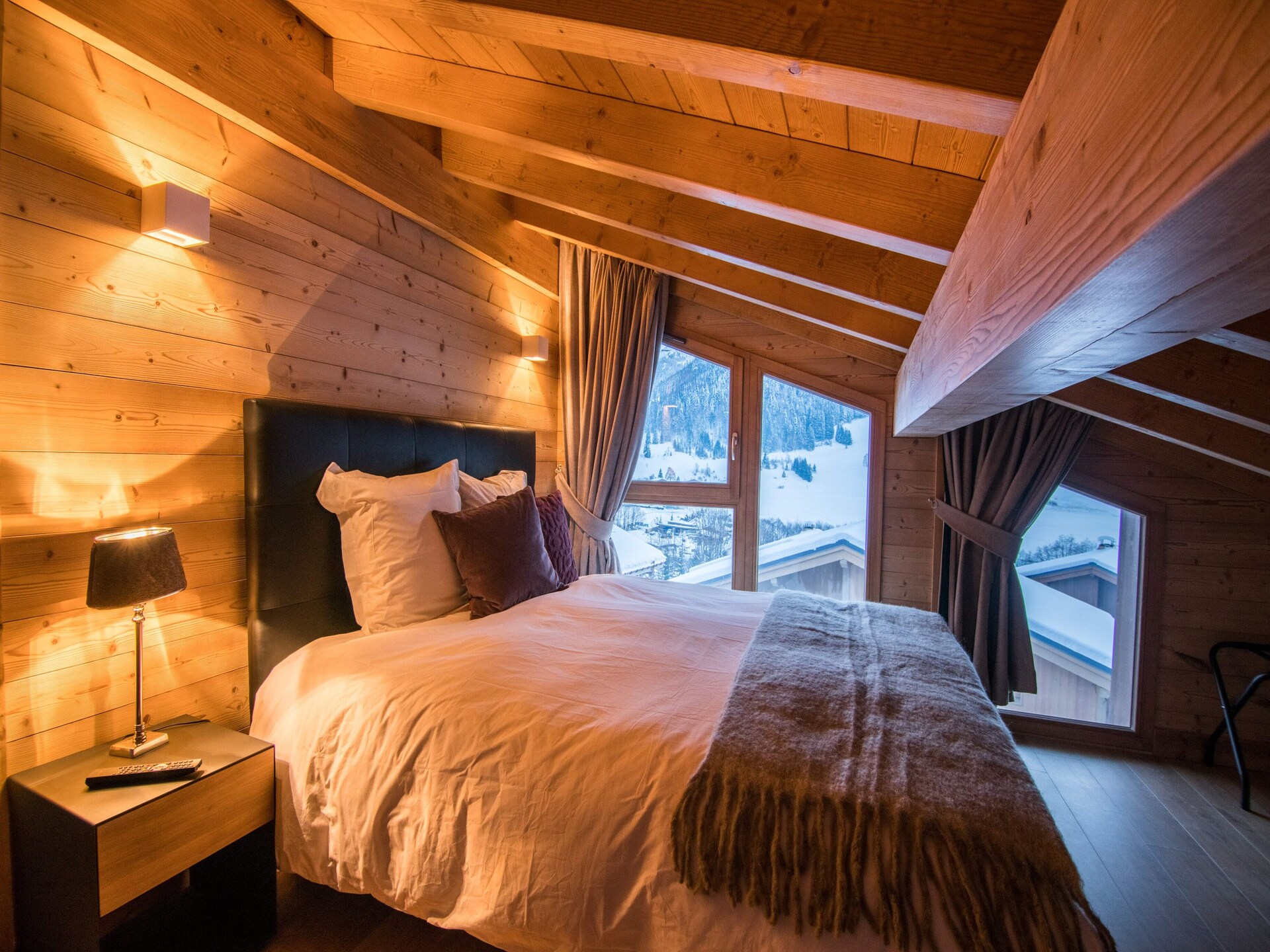 Luxe chalet voor 13 personen nabij Megève met uitzicht op de Mont-Blanc - foto 9