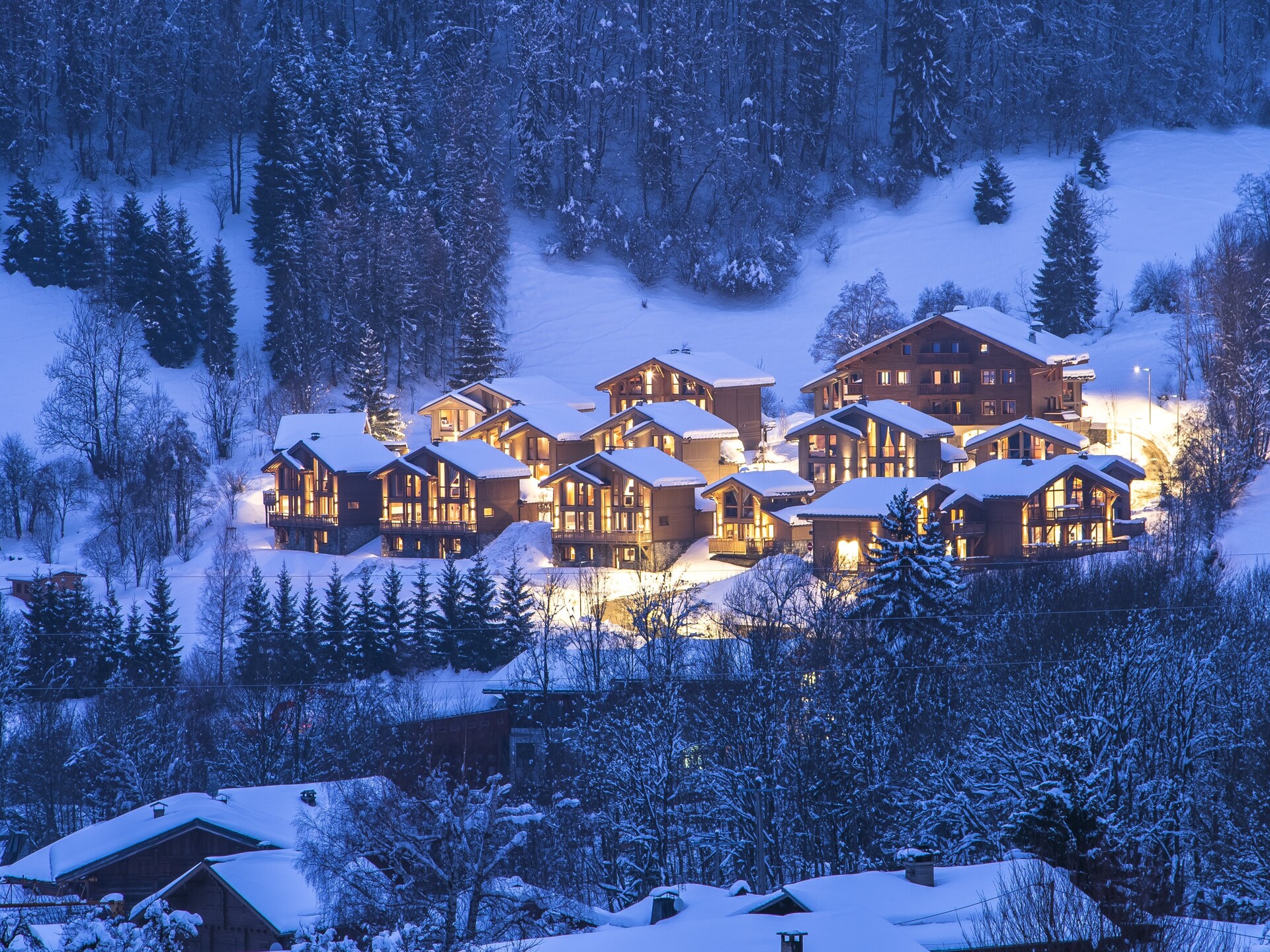 Luxe chalet voor 13 personen nabij Megève met uitzicht op de Mont-Blanc - foto 18