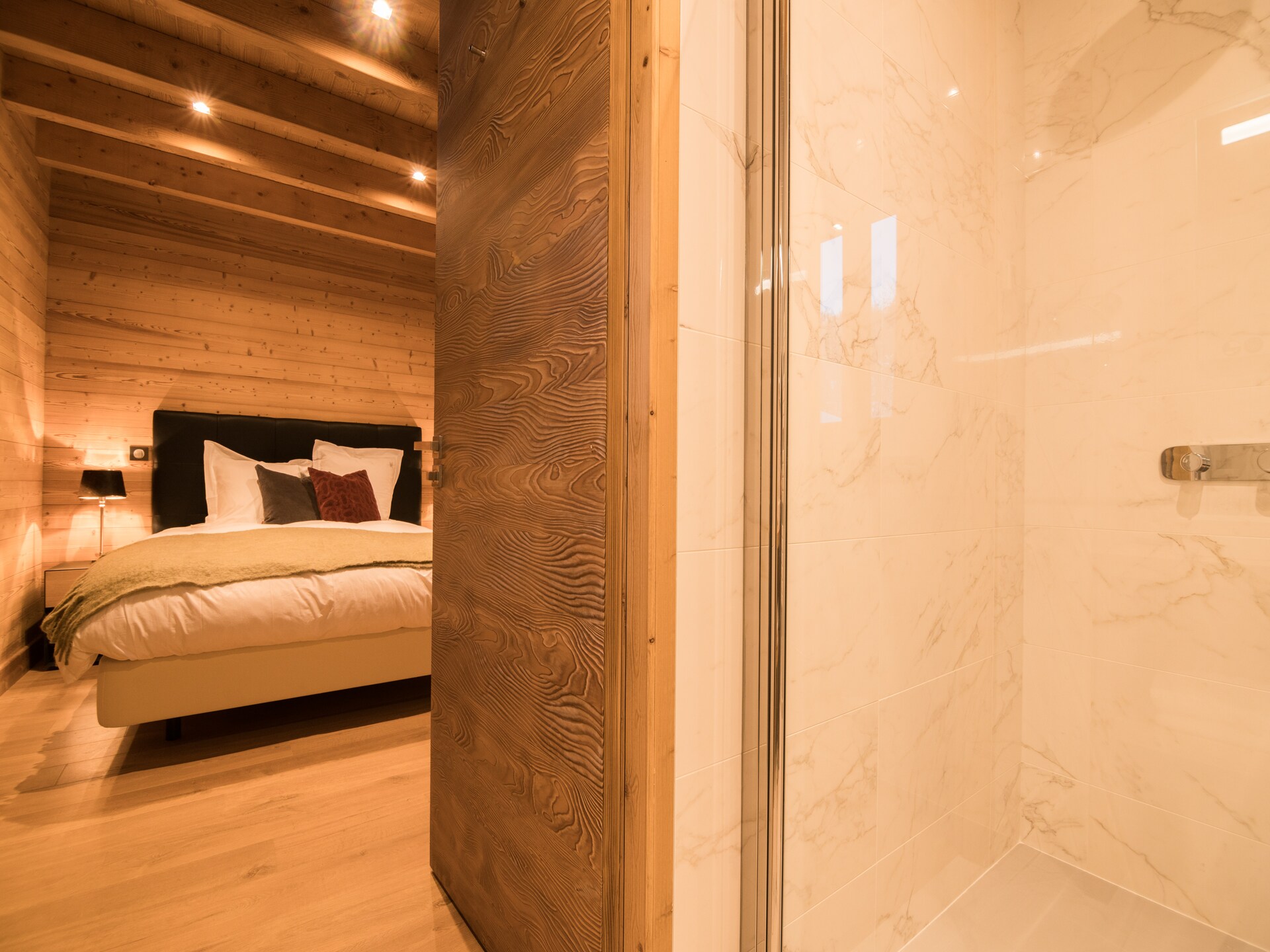 Luxe chalet voor 13 personen nabij Megève met uitzicht op de Mont-Blanc - foto 15