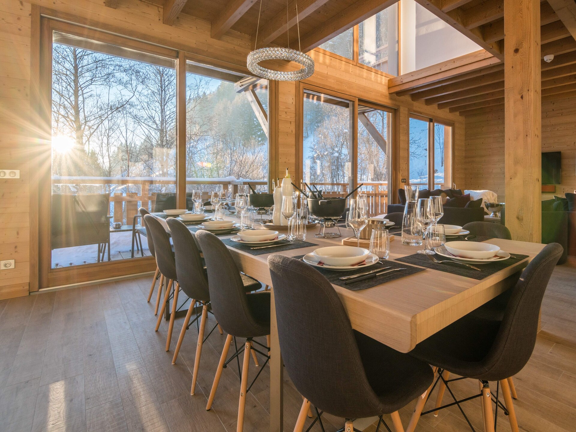 Luxe 14-persoons chalet nabij Megève met sauna en hammam - foto 3